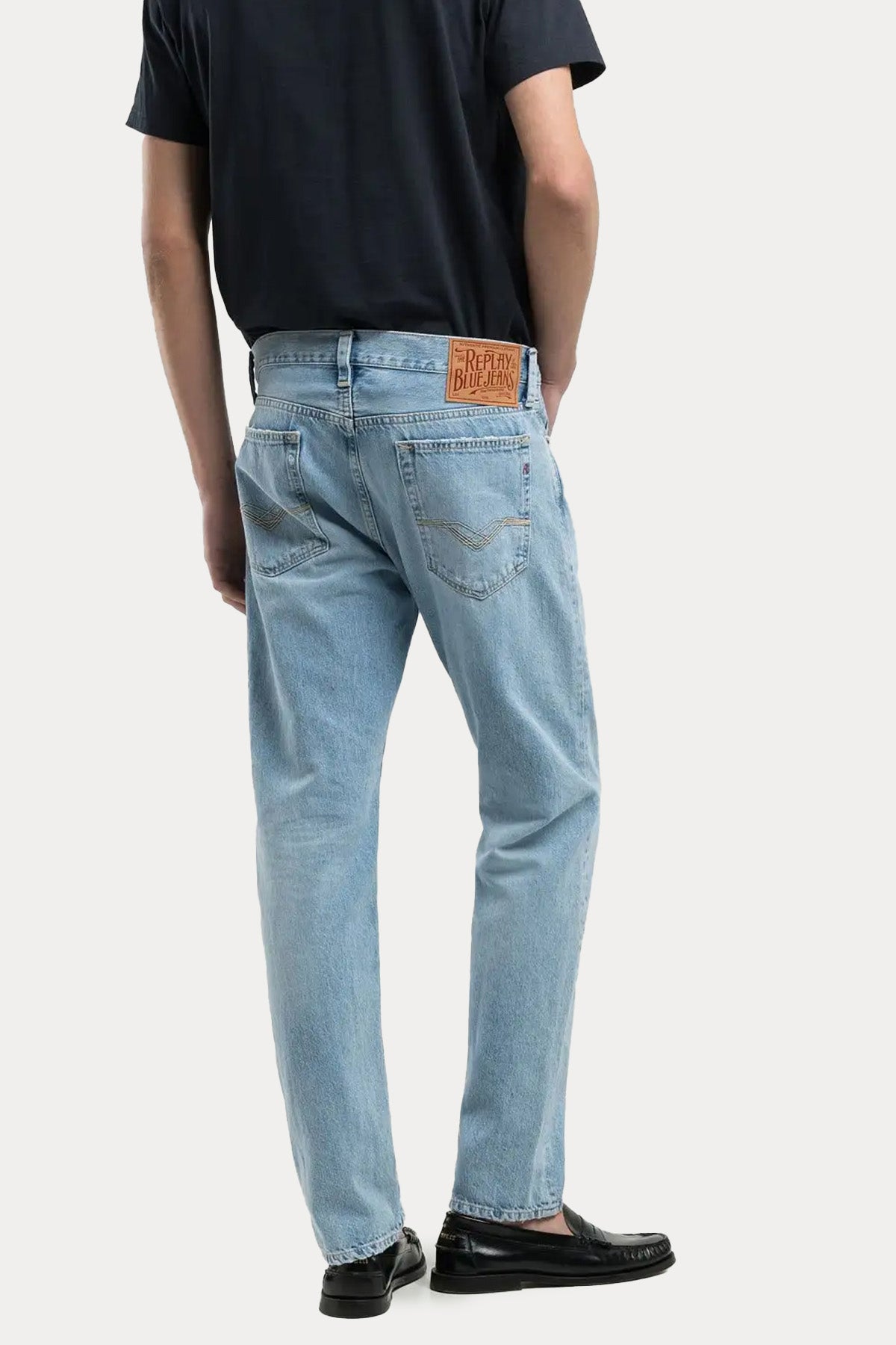 Replay Neaal Slim Fit Yıkamalı Jeans