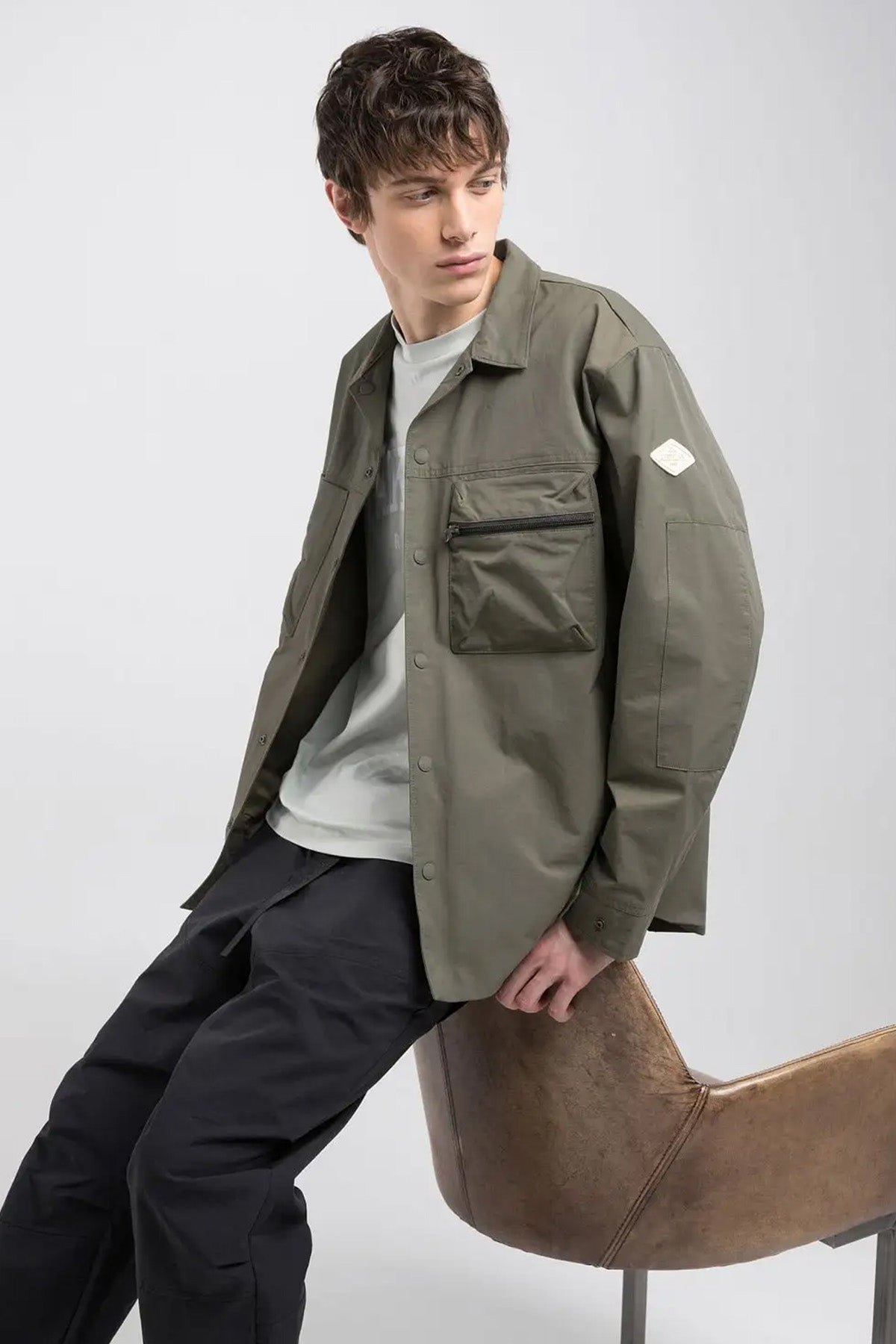 Replay Regular Fit Cep Detaylı Ceket