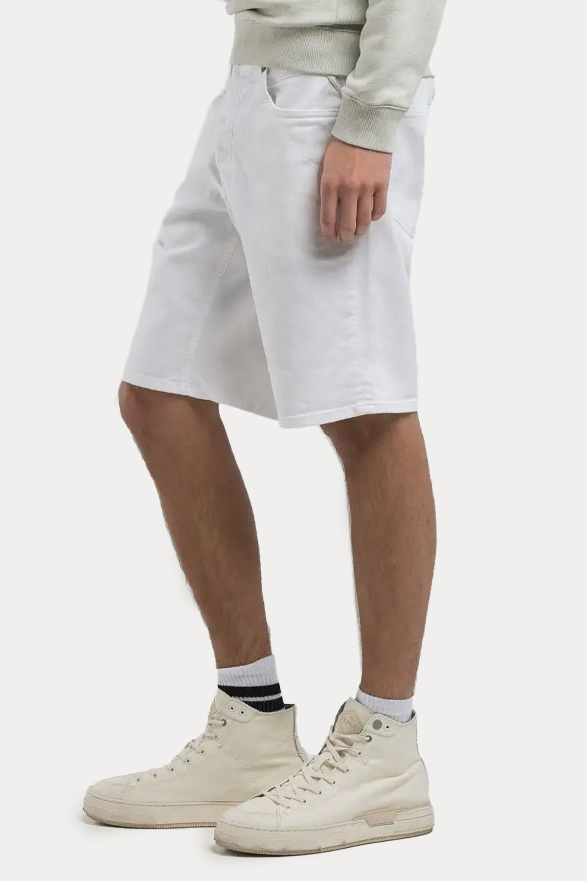 Replay Grover Straight Fit Denim Şort