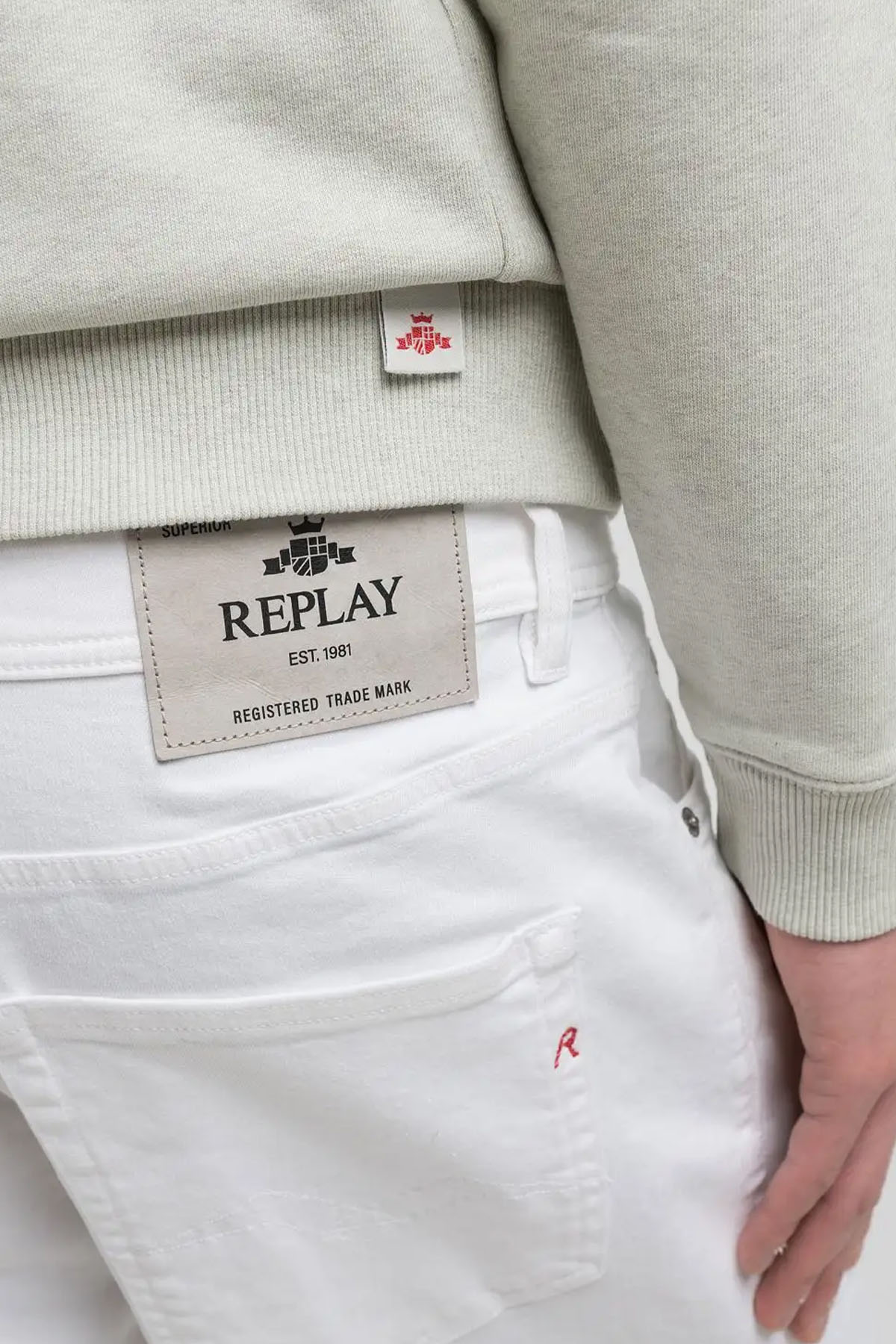 Replay Grover Straight Fit Denim Şort