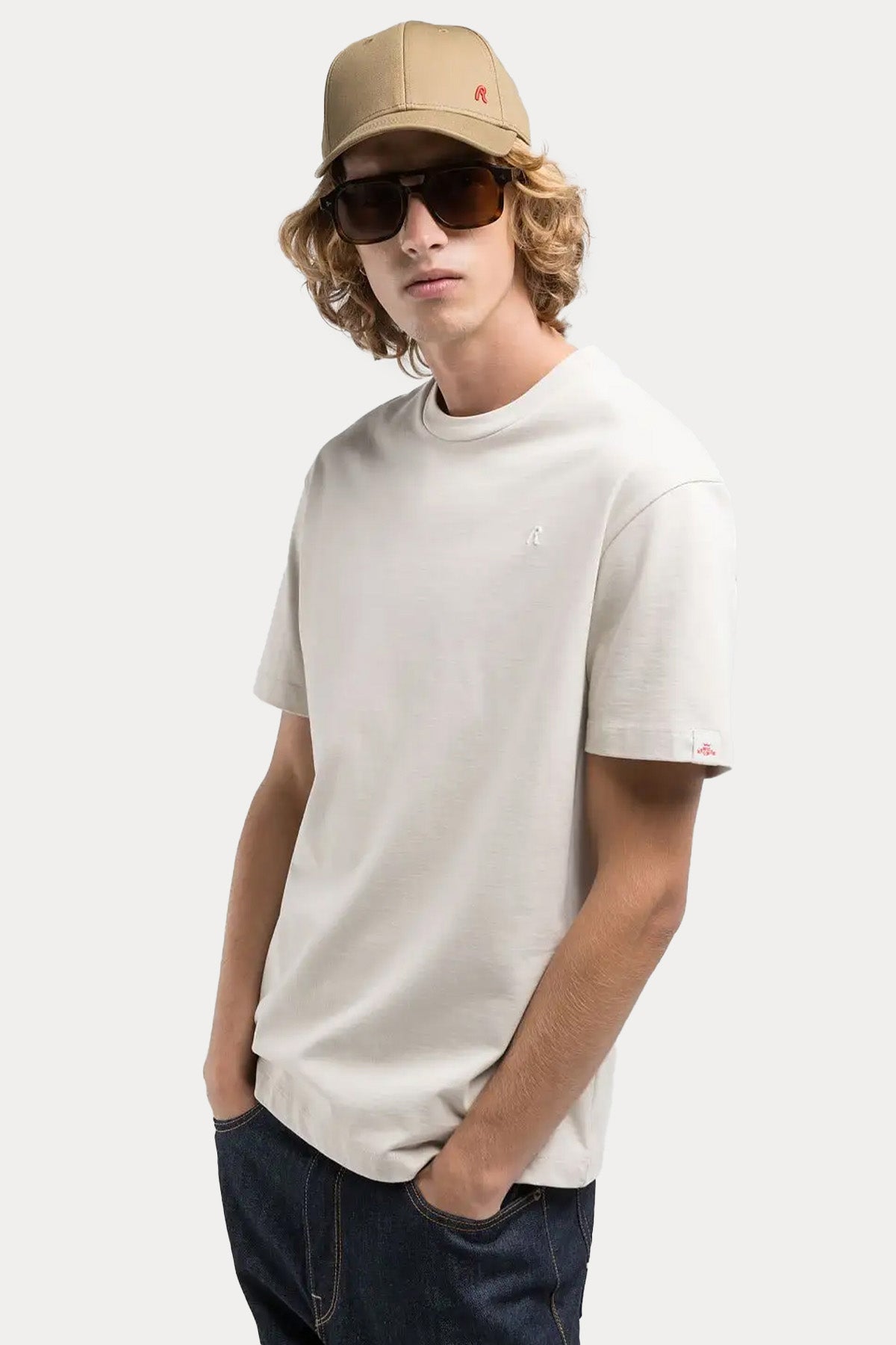 Replay Relaxed Fit Yuvarlak Yaka Logolu T-shirt