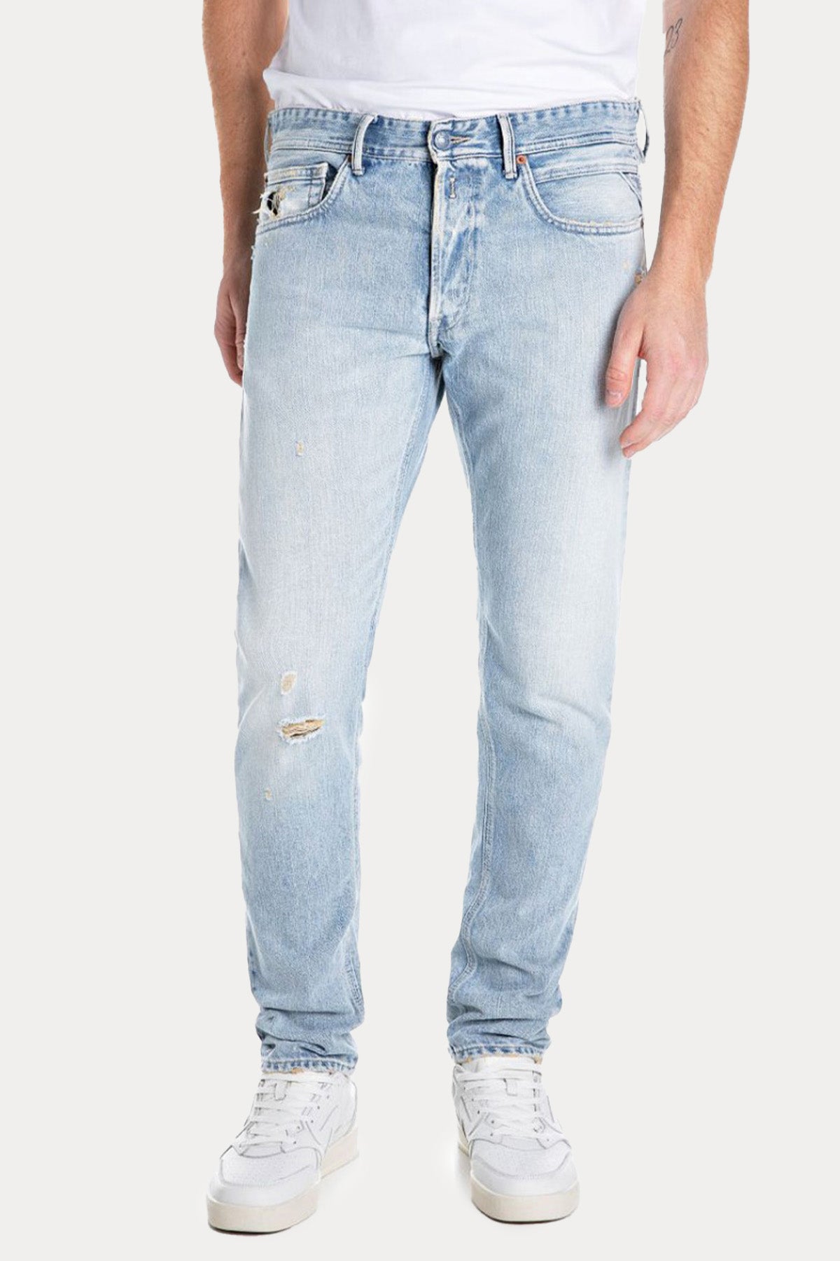 Replay Willbi Regular Slim Fit Yıkamalı Jeans