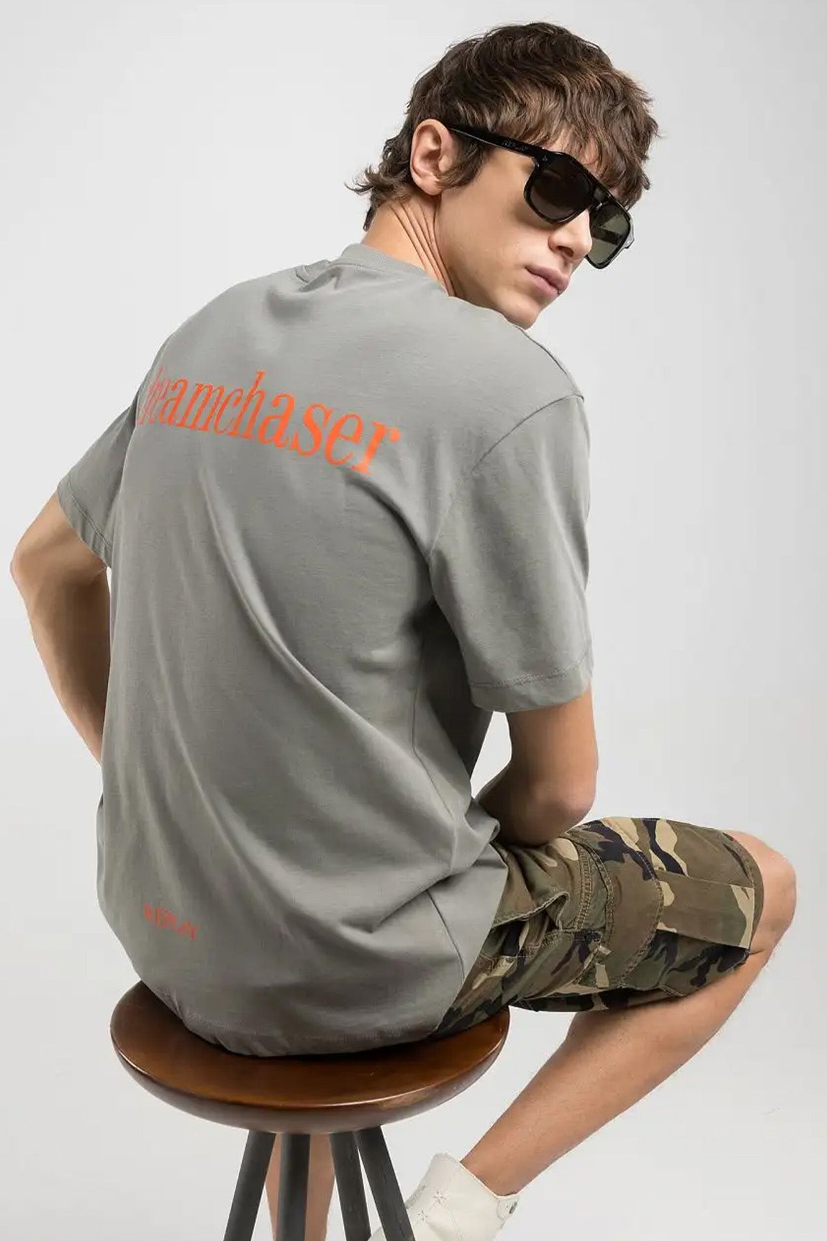 Replay Regular Fit Yuvarlak Yaka Logolu T-shirt