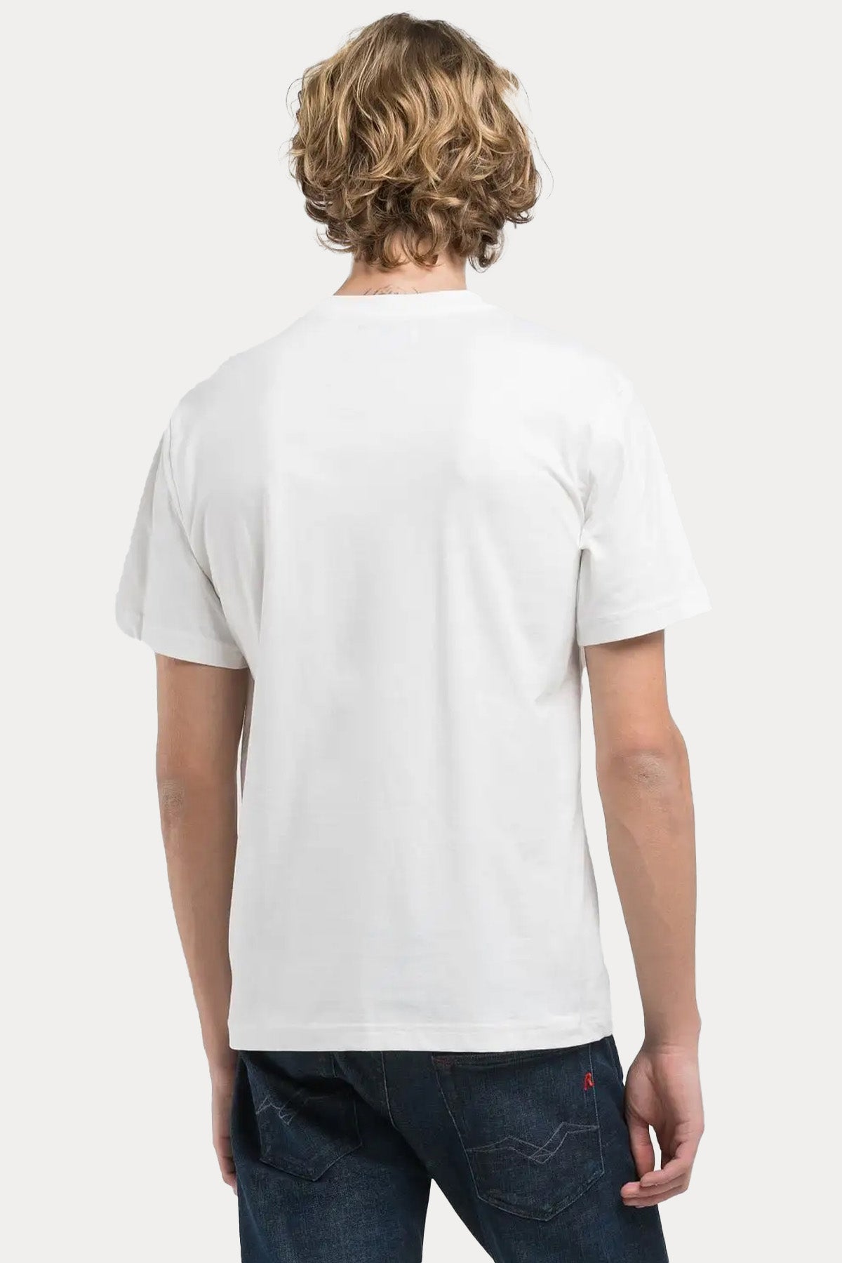 Replay Regular Fit Yuvarlak Yaka Logo Desenli T-shirt