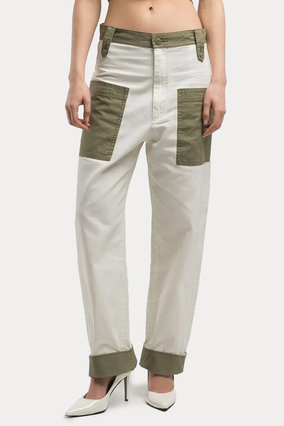 Replay Comfort Fit Yüksek Belli Pantolon