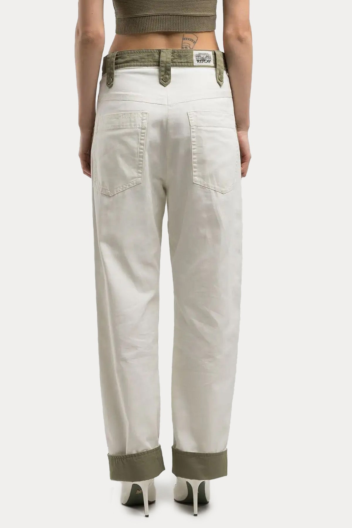 Replay Comfort Fit Yüksek Belli Pantolon