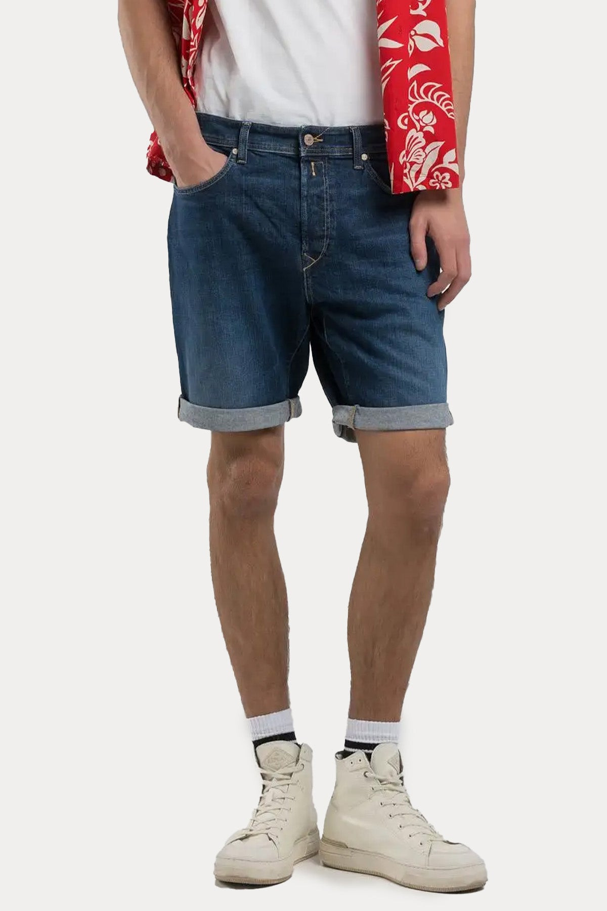 Replay RBJ 981 Tapered Fit Denim Şort