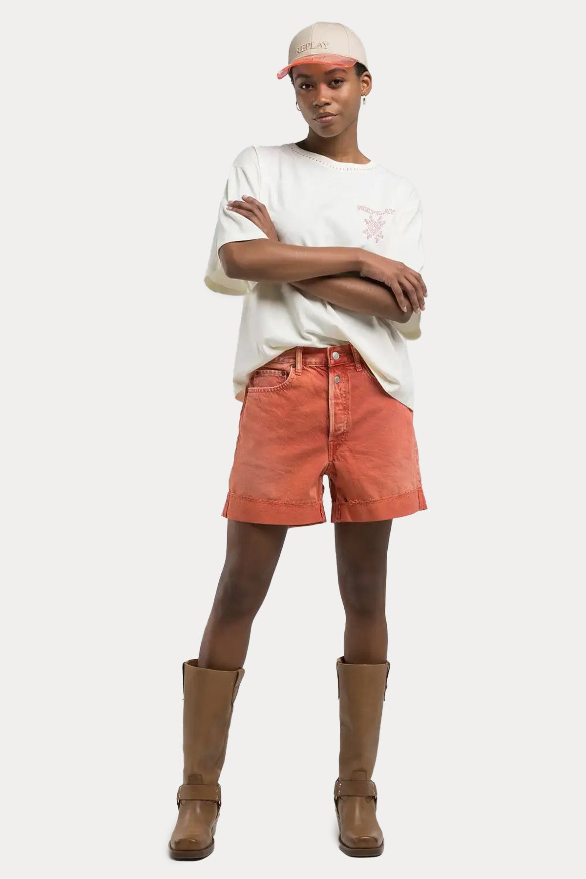 Replay 9Z1 Straight Fit Denim Şort