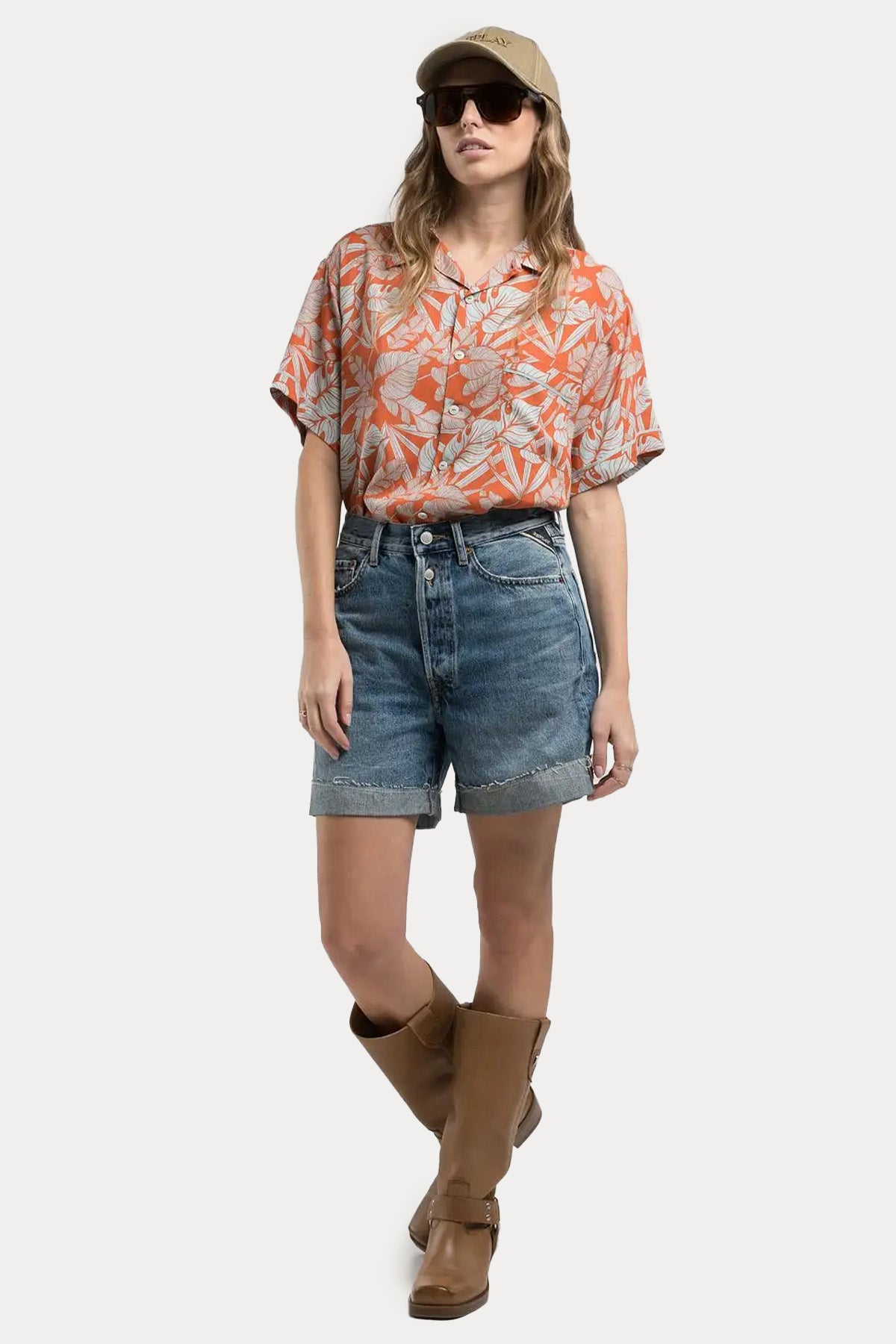 Replay 9Z1 Straight Fit Denim Şort