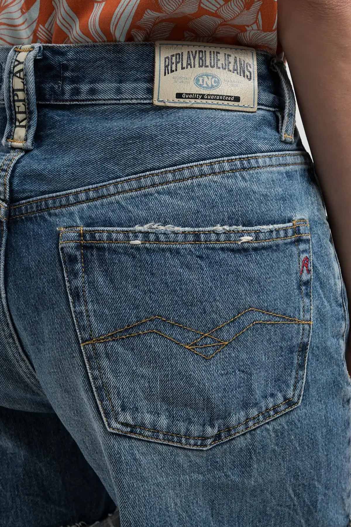 Replay 9Z1 Straight Fit Denim Şort