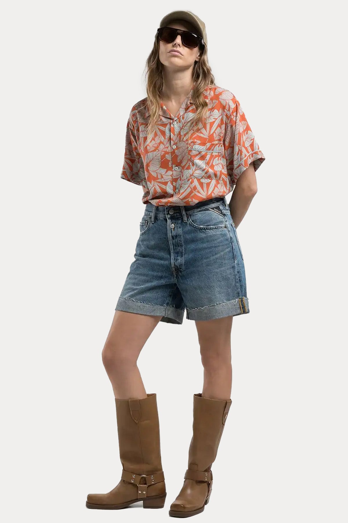 Replay 9Z1 Straight Fit Denim Şort