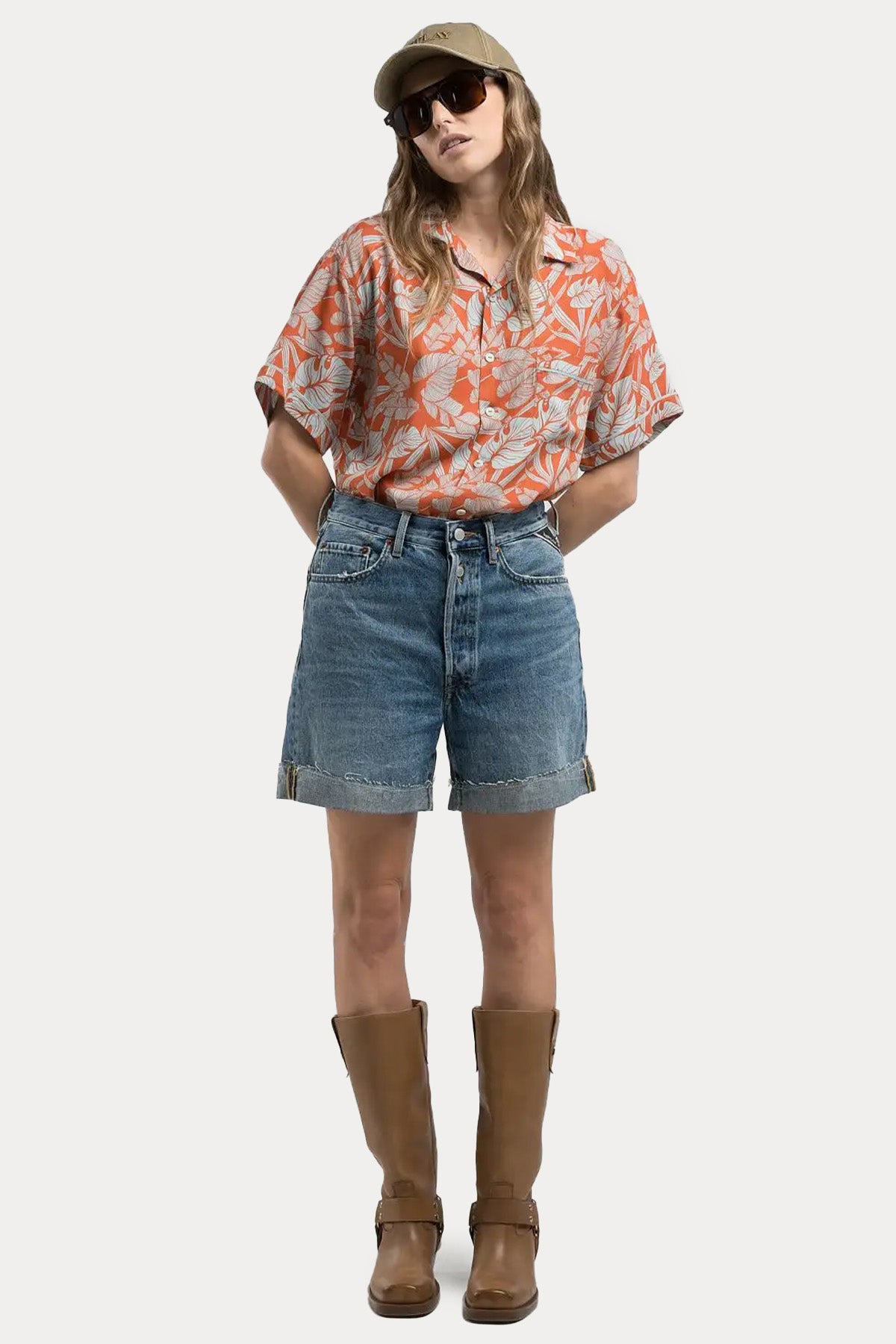 Replay 9Z1 Straight Fit Denim Şort