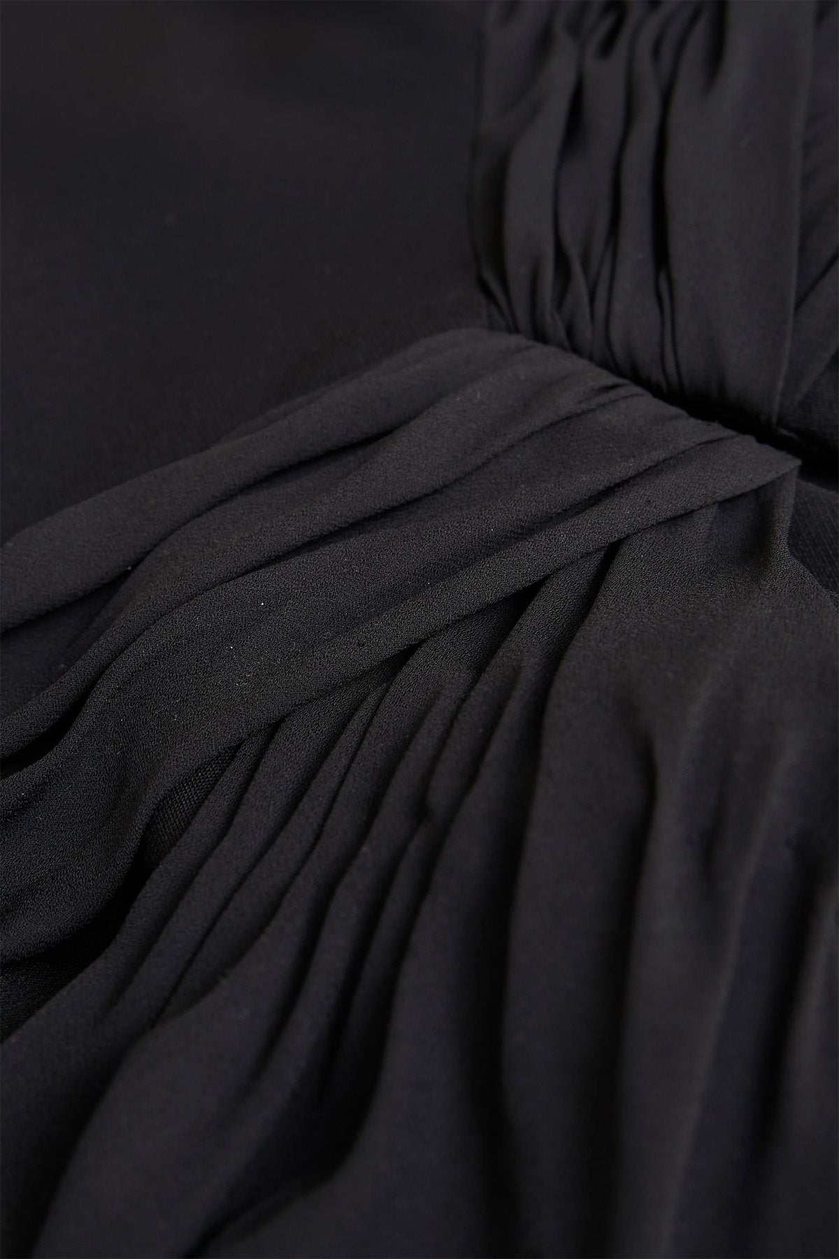 Halston Straplez Yaka Mini Abiye Elbise