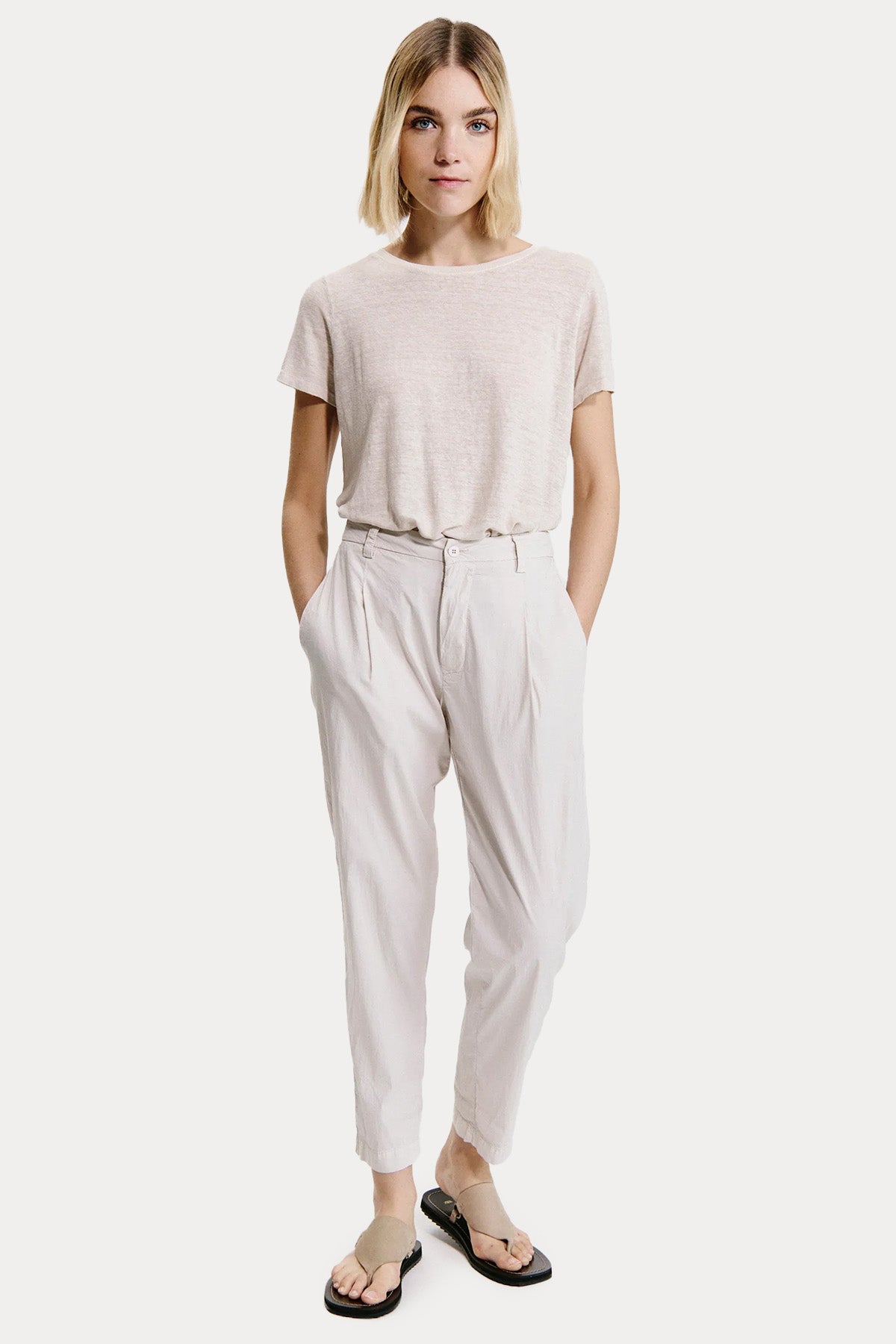 Transit Comfort Fit Tek Pile Yandan Cepli Streç Pantolon