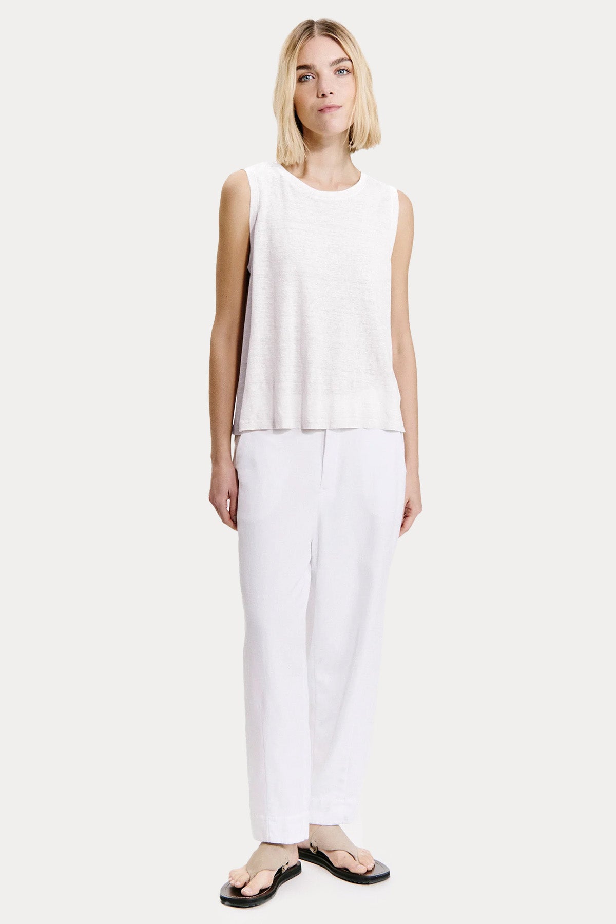 Transit Comfort Fit Keten Bluz