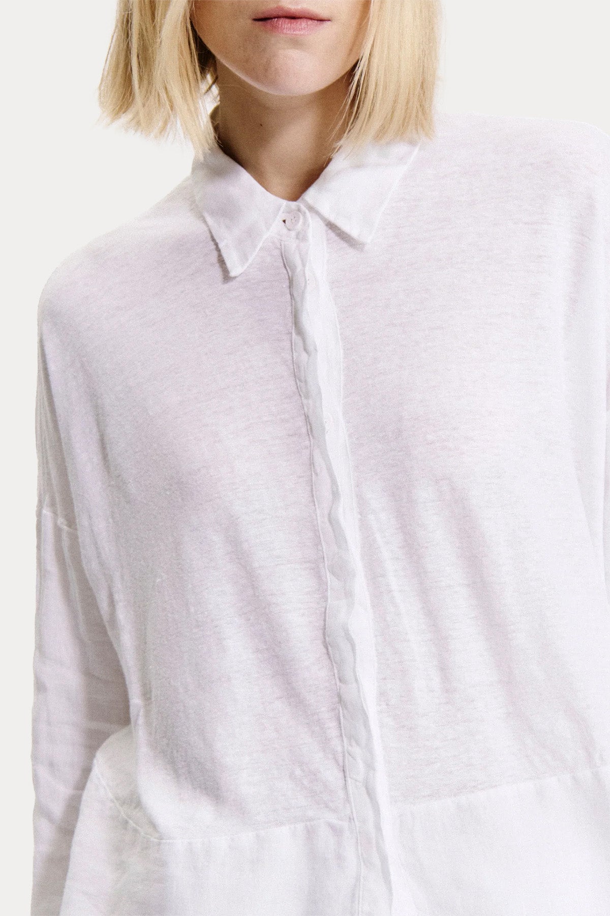 Transit Comfort Fit Keten Gömlek