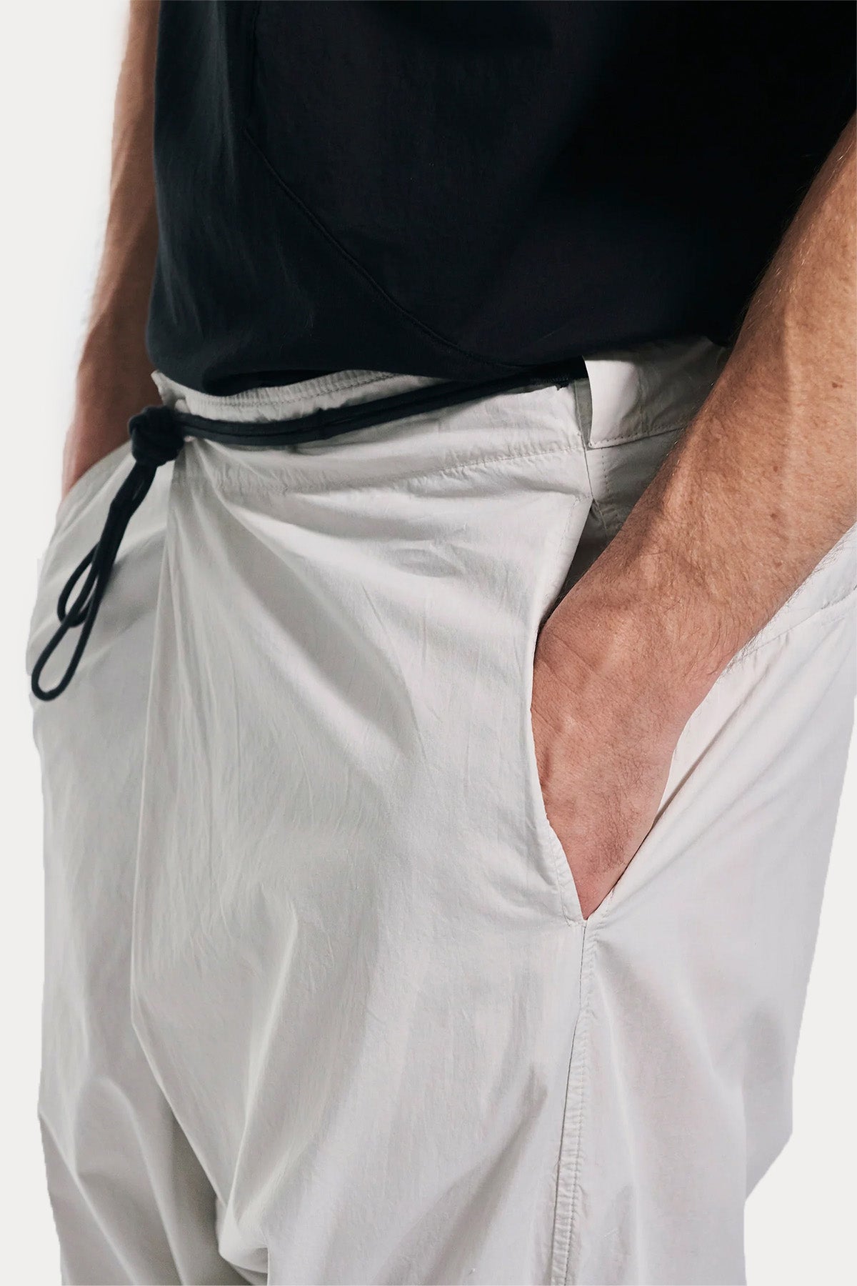 Transit Baggy Fit Kruvaze Düşük Ağlı Pantolon