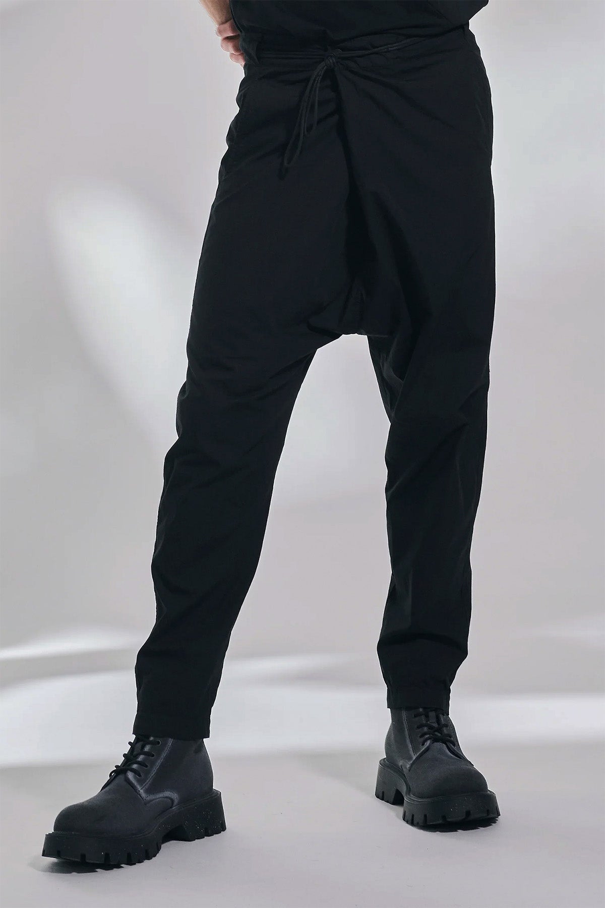 Transit Baggy Fit Kruvaze Düşük Ağlı Pantolon