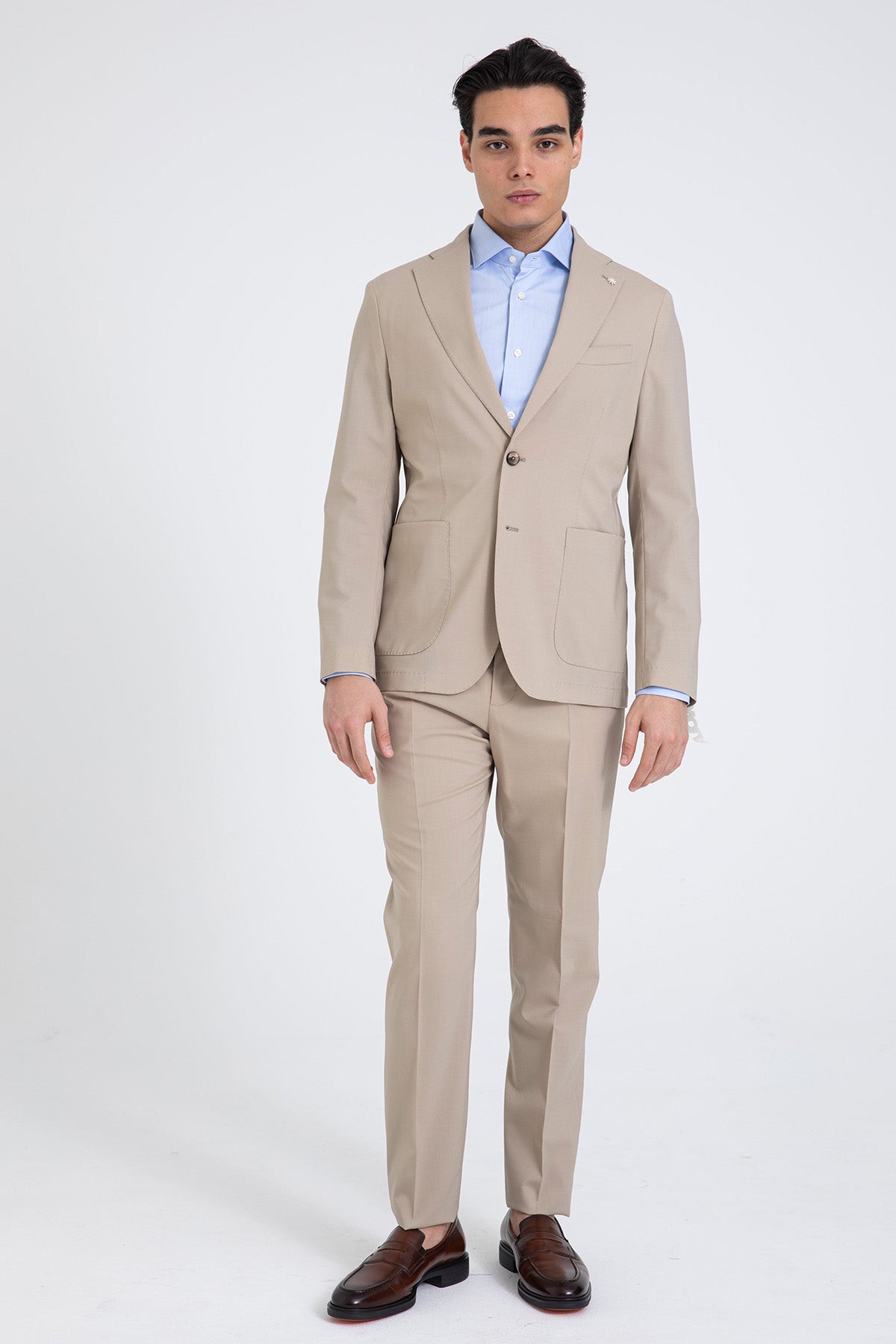 Manuel Ritz Slim Fit Yün Takım Elbise