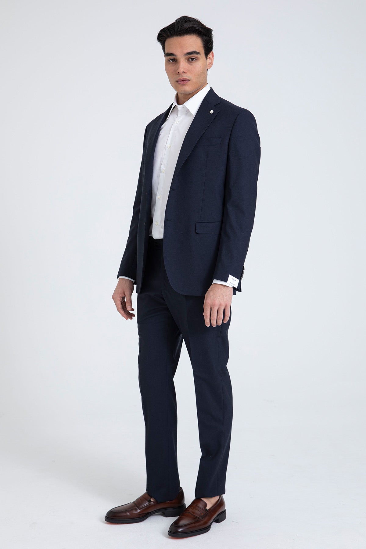 Manuel Ritz Slim Fit Yün Takım Elbise