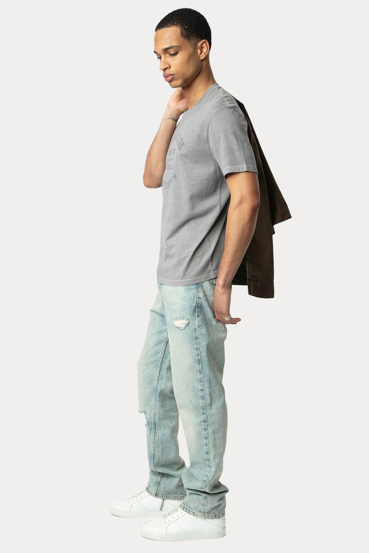 Zadig & Voltaire Yuvarlak Yaka Logolu T-shirt