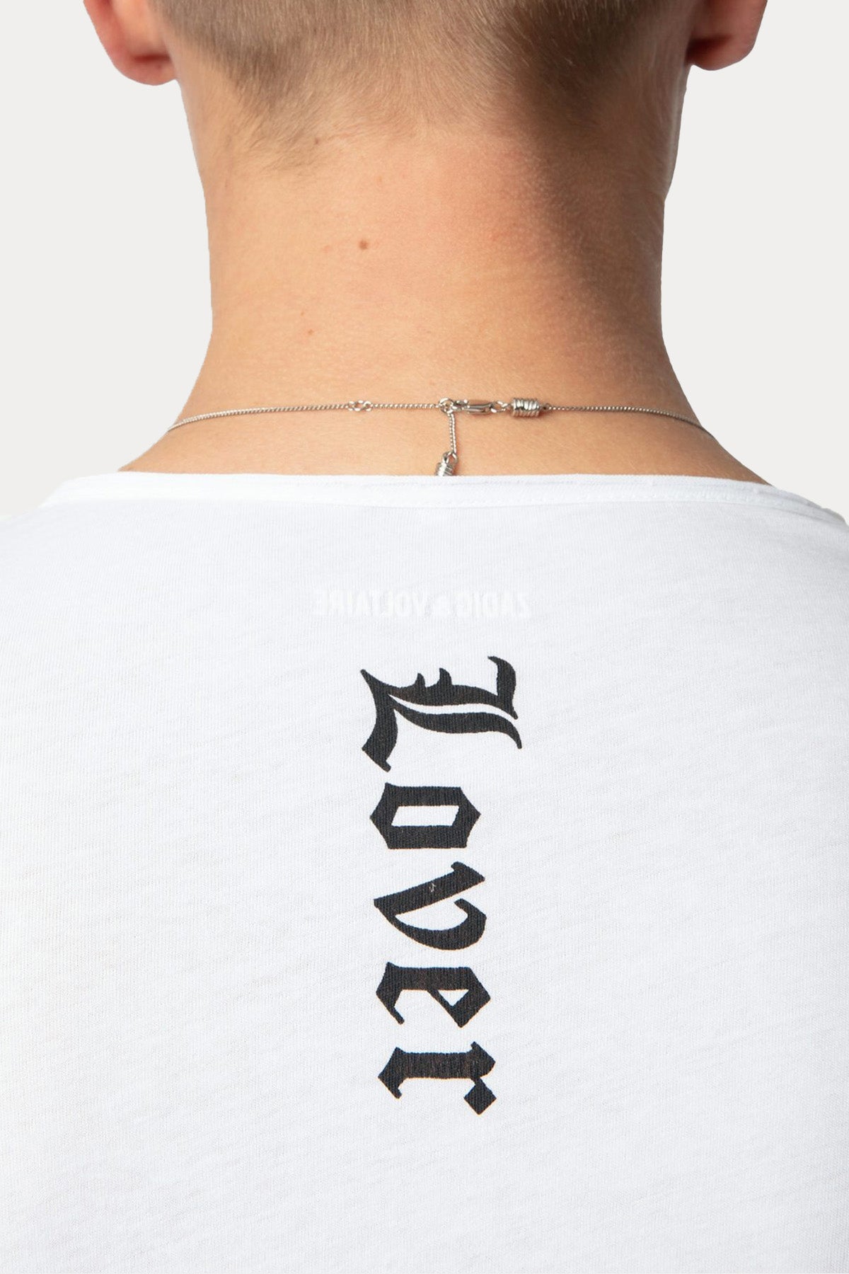 Zadig & Voltaire Düğmeli V Yaka Logolu T-shirt