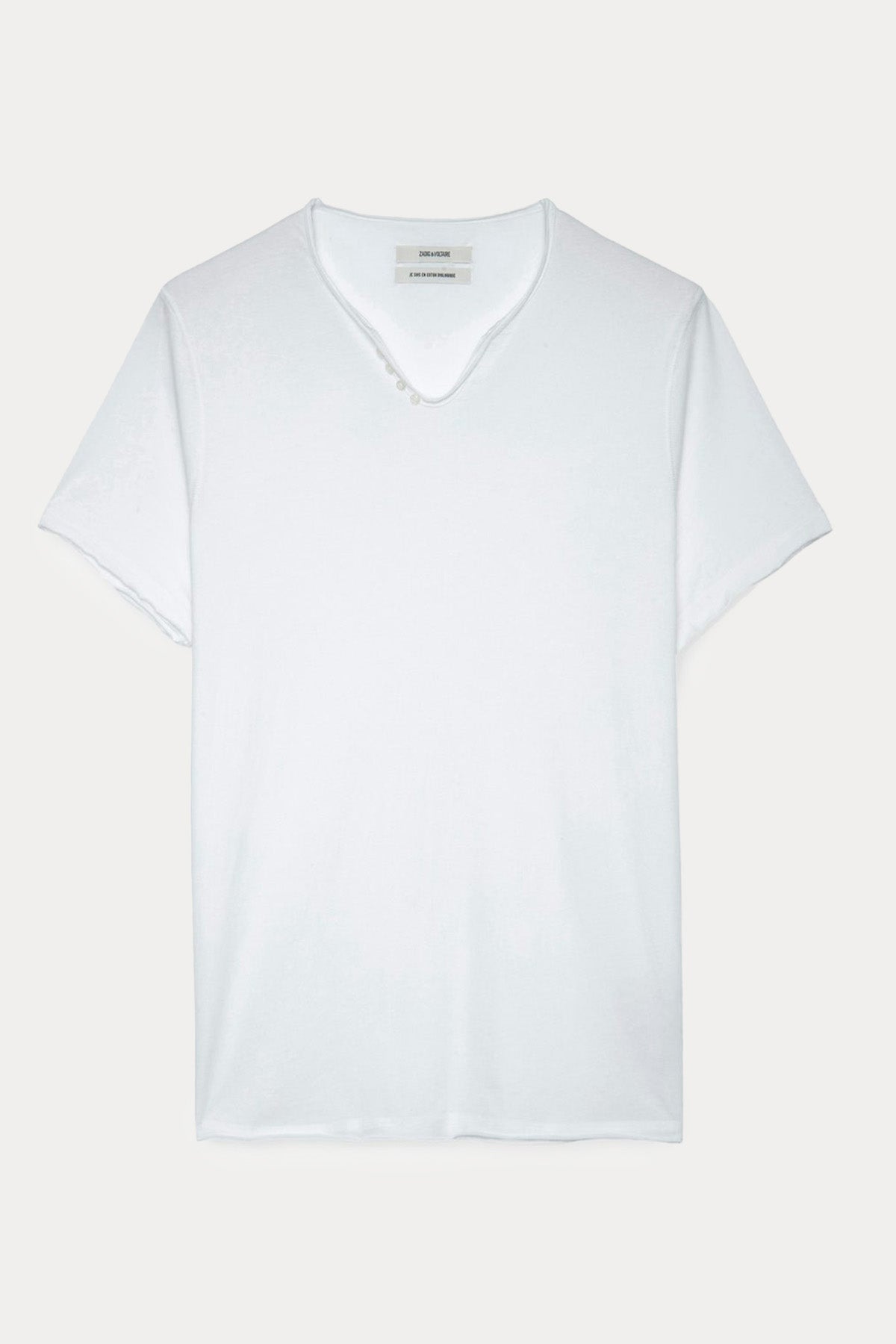 Zadig & Voltaire Düğmeli V Yaka T-shirt