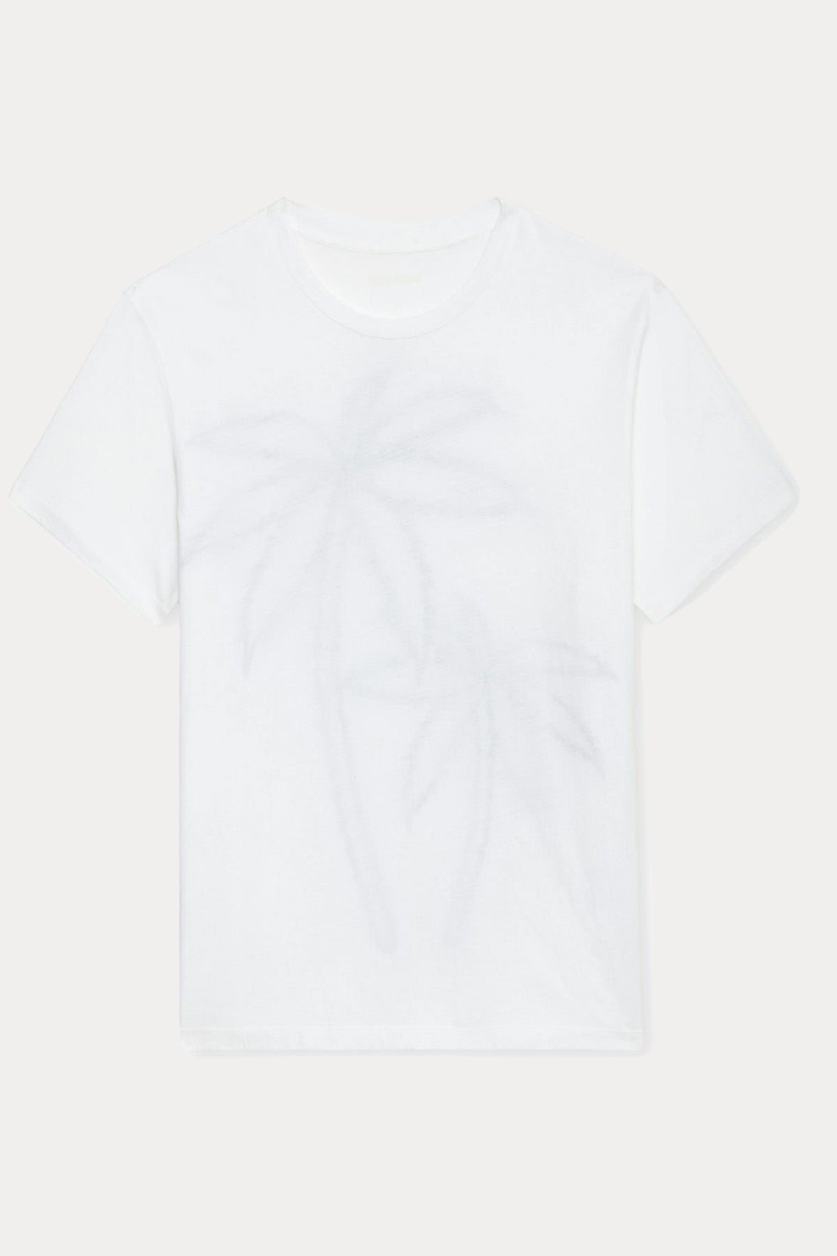 Zadig & Voltaire Yuvarlak Yaka Palmiye Temalı T-shirt