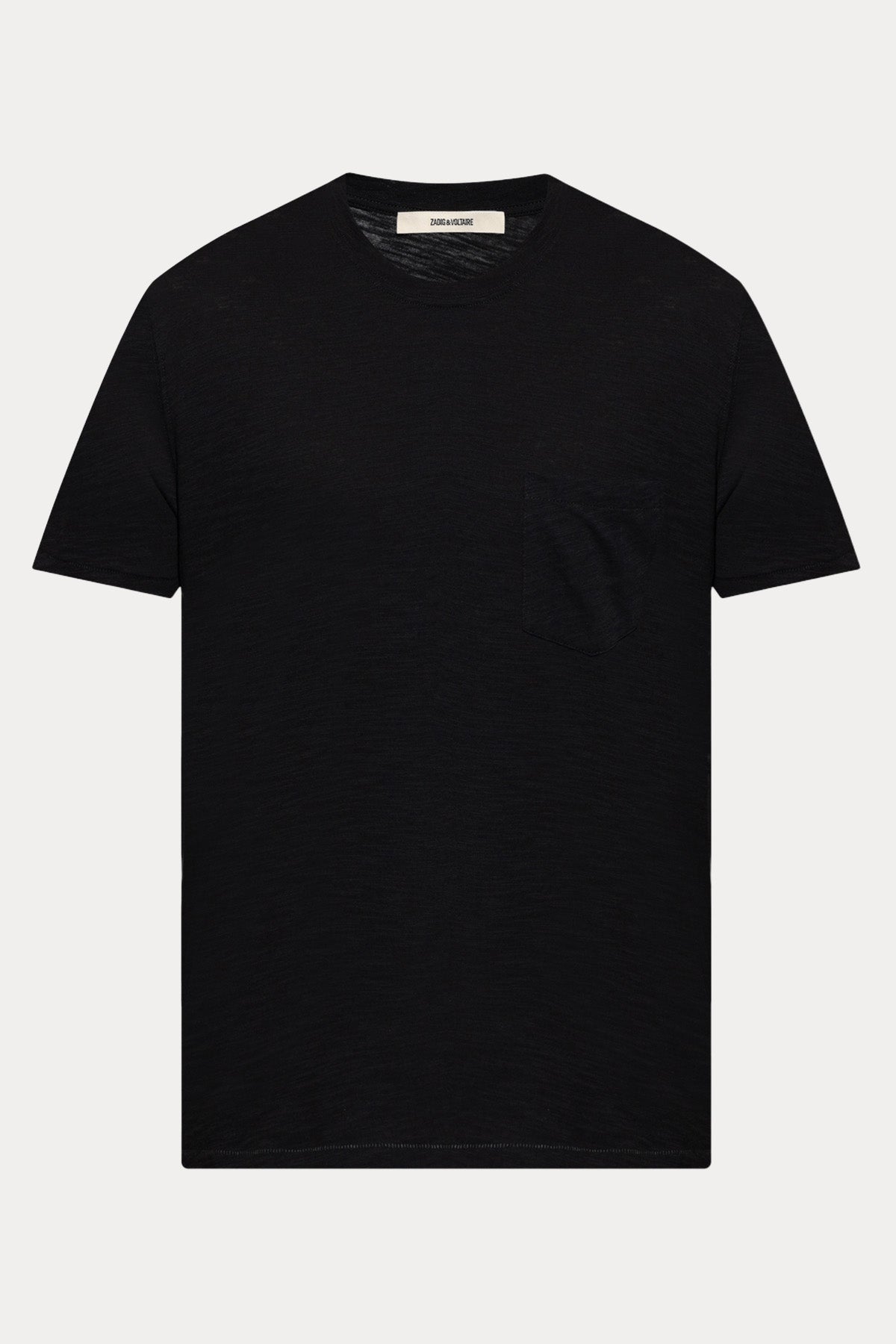 Zadig & Voltaire Yuvarlak Yaka Kuru Kafa Logolu T-shirt