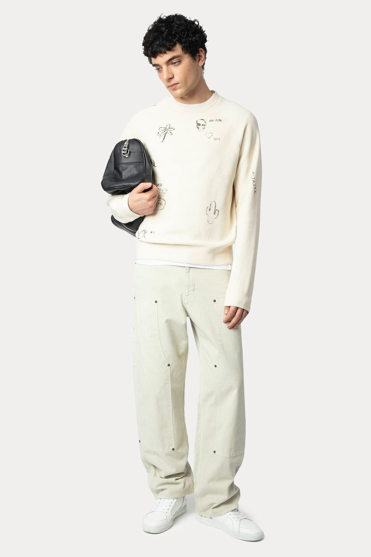 Zadig & Voltaire Geniş Kesim Logo Desenli Sweatshirt