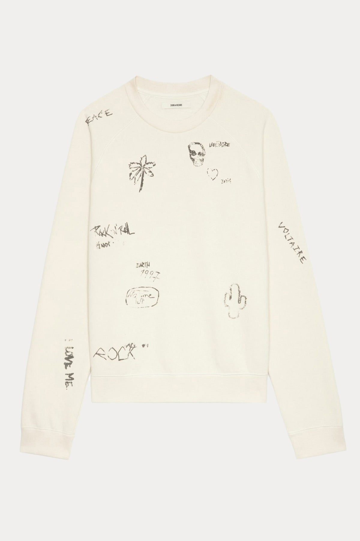 Zadig & Voltaire Geniş Kesim Logo Desenli Sweatshirt