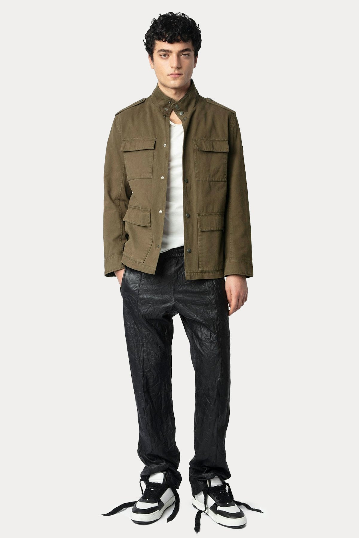 Zadig & Voltaire Dik Yaka Safari Mont Ceket