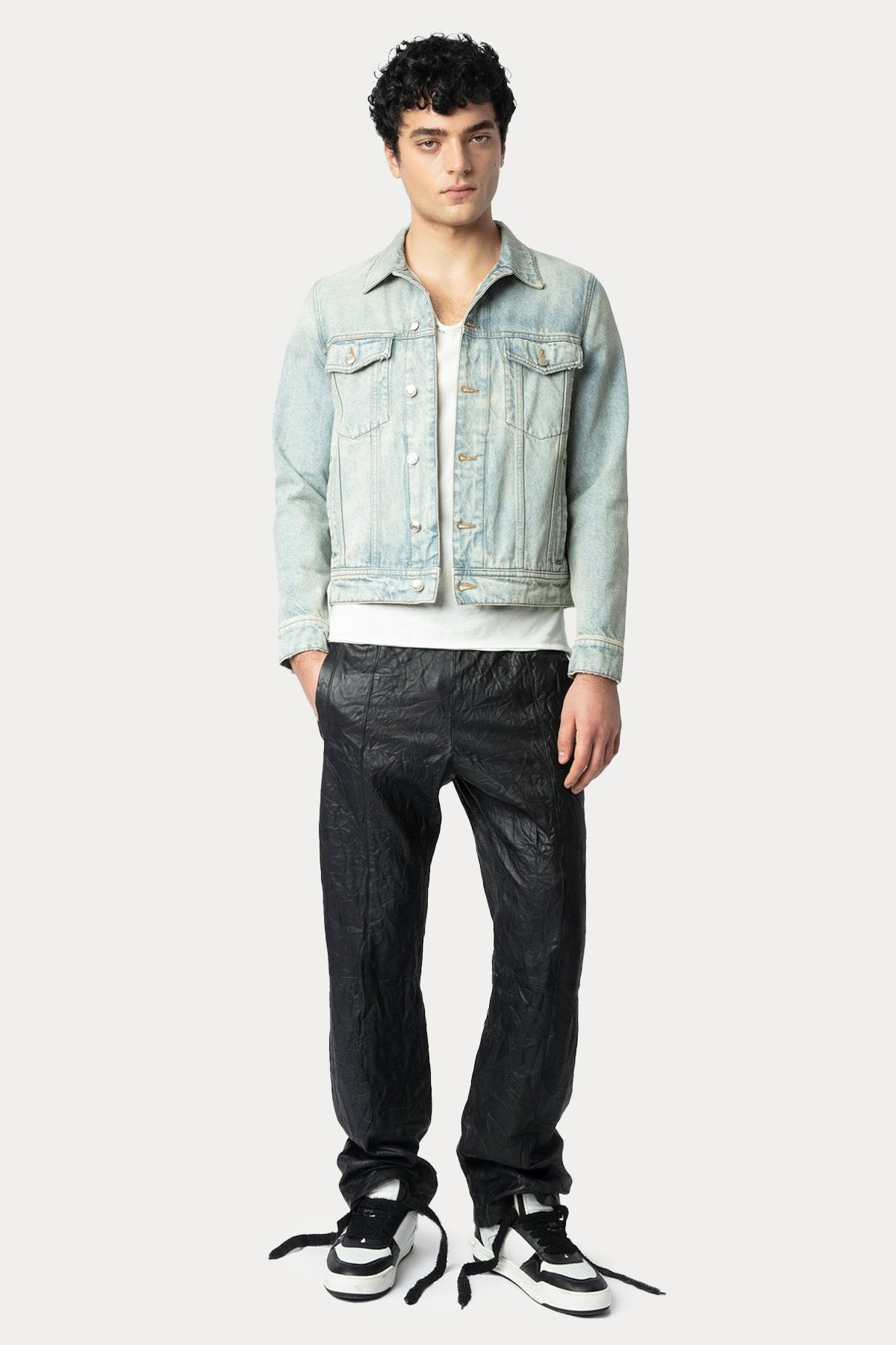 Zadig & Voltaire Yıkamalı Denim Ceket