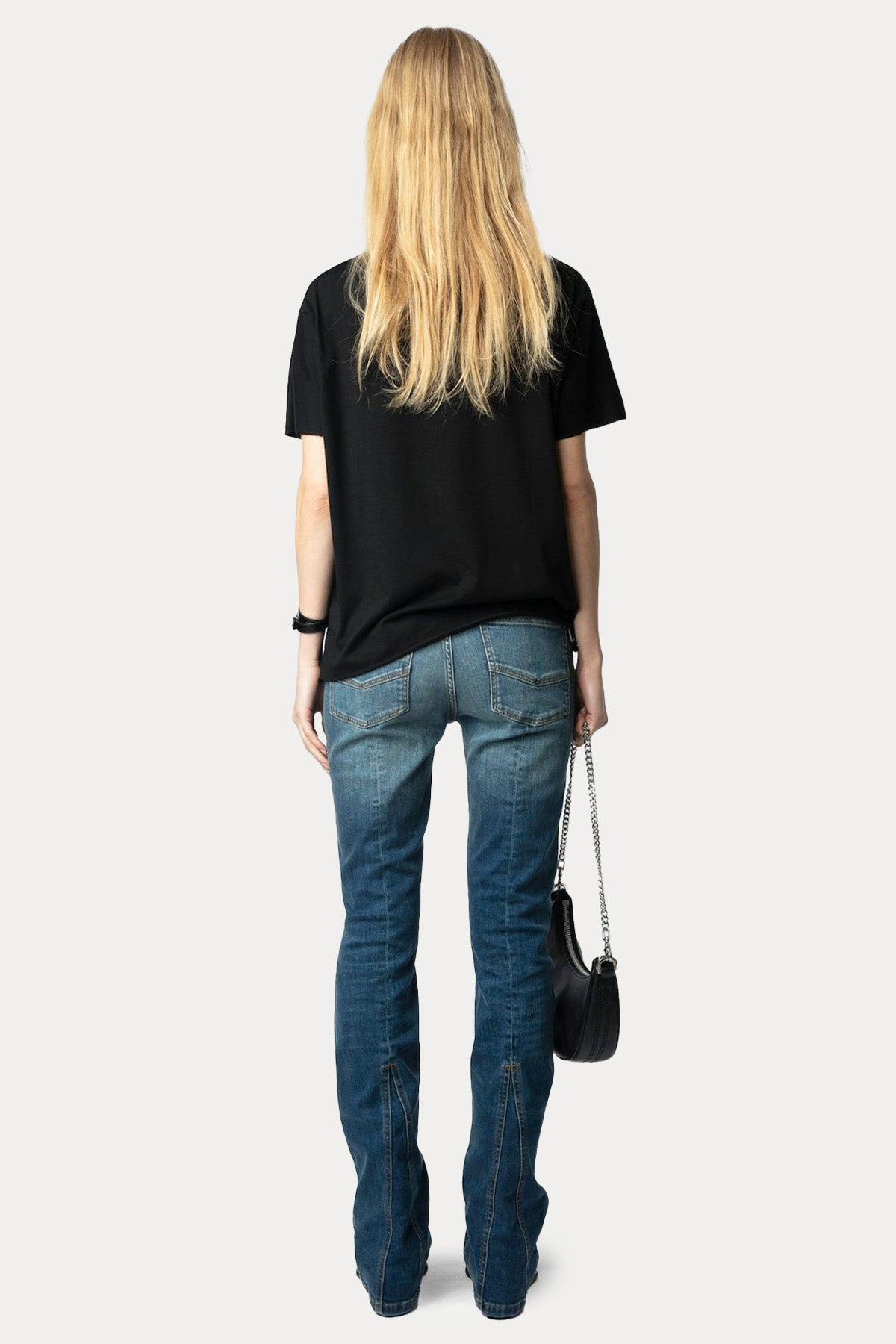 Zadig & Voltaire Regular Fit Logo Desenli T-shirt
