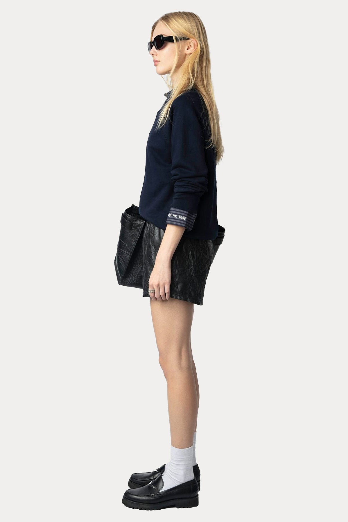 Zadig & Voltaire Sırtta Dantel Nakış Logo Desenli Sweatshirt