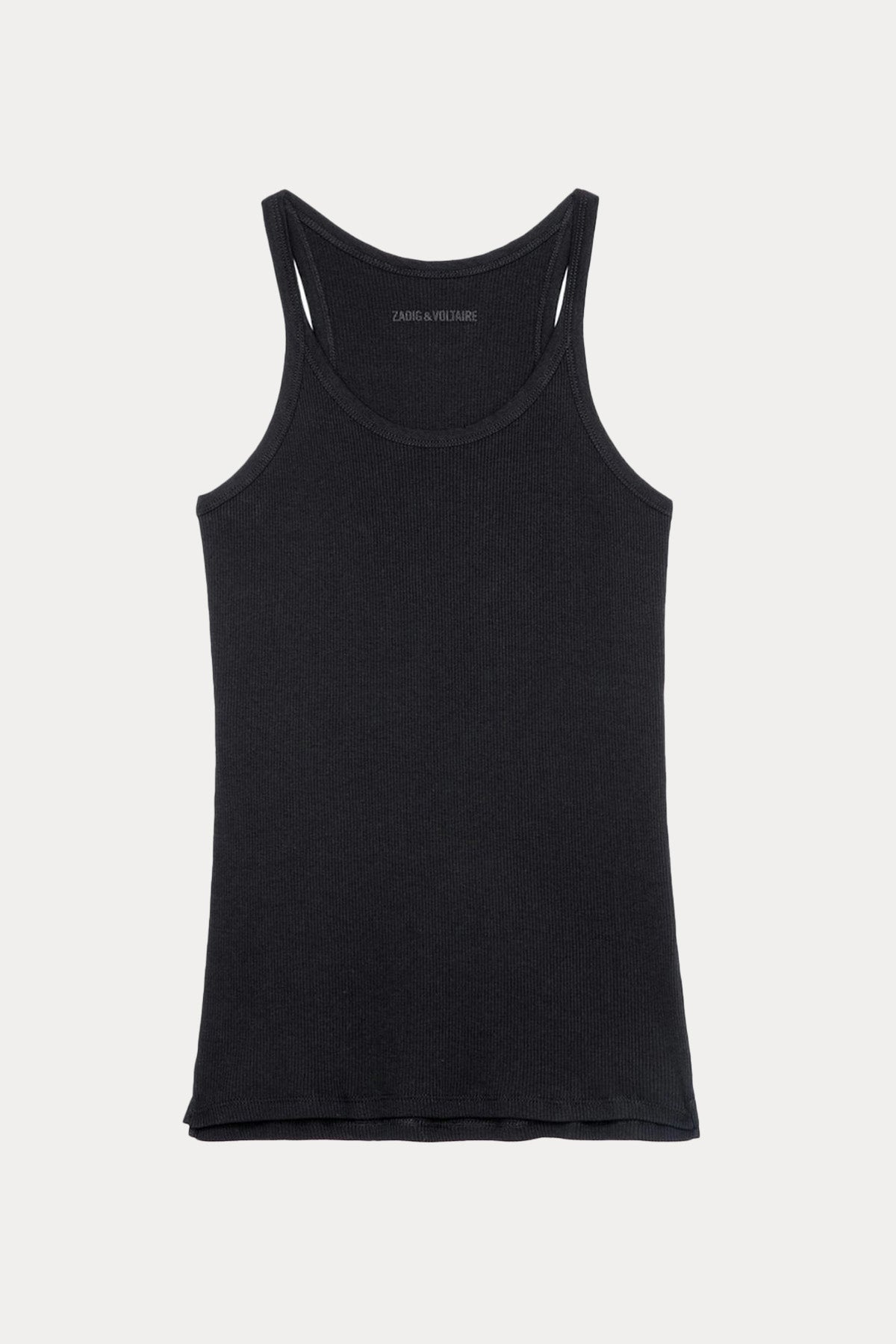 Zadig & Voltaire Yuvarlak Yaka Logolu Streç Bluz