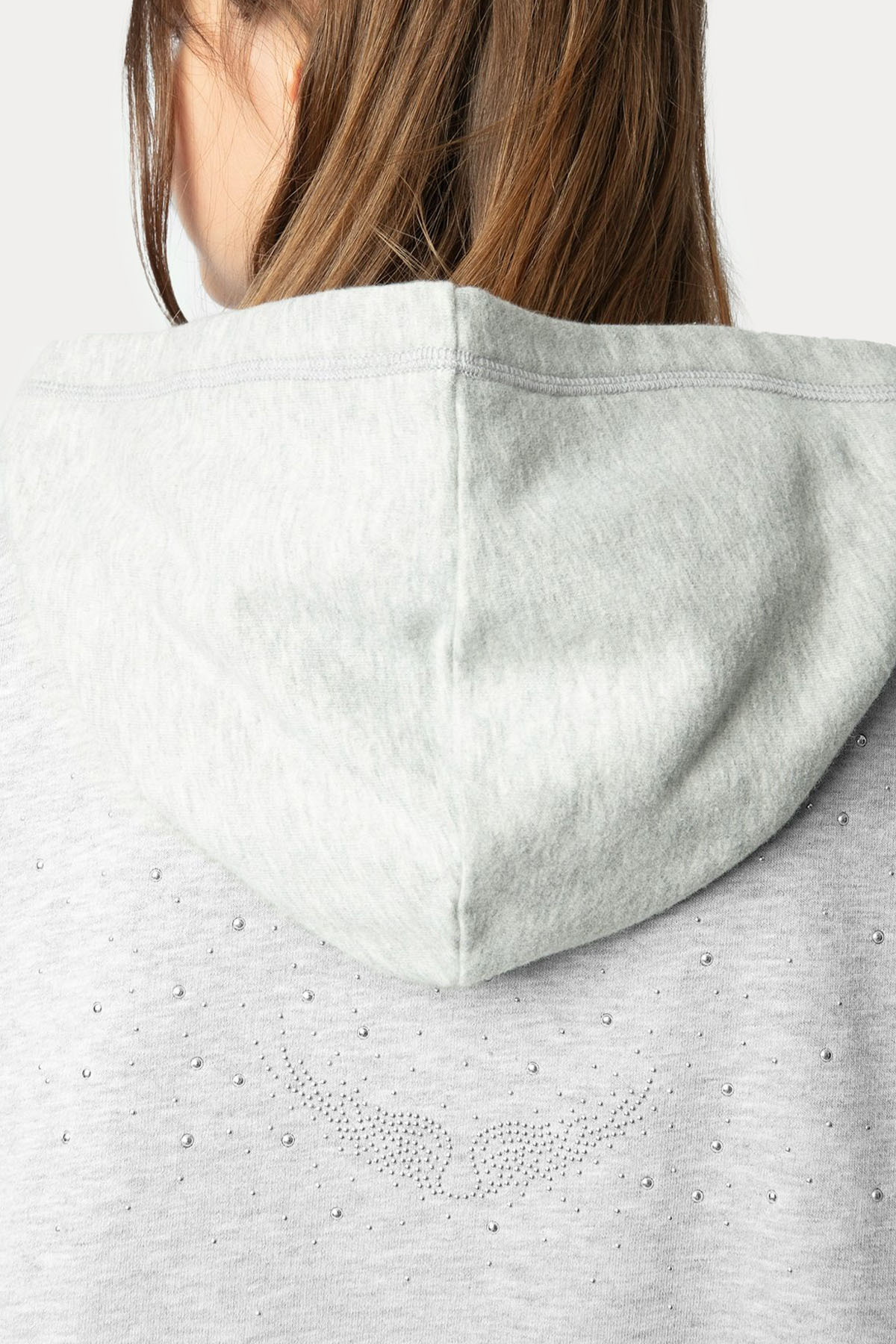 Zadig & Voltaire Geniş Kesim Logolu Kapüşonlu Sweatshirt Ceket