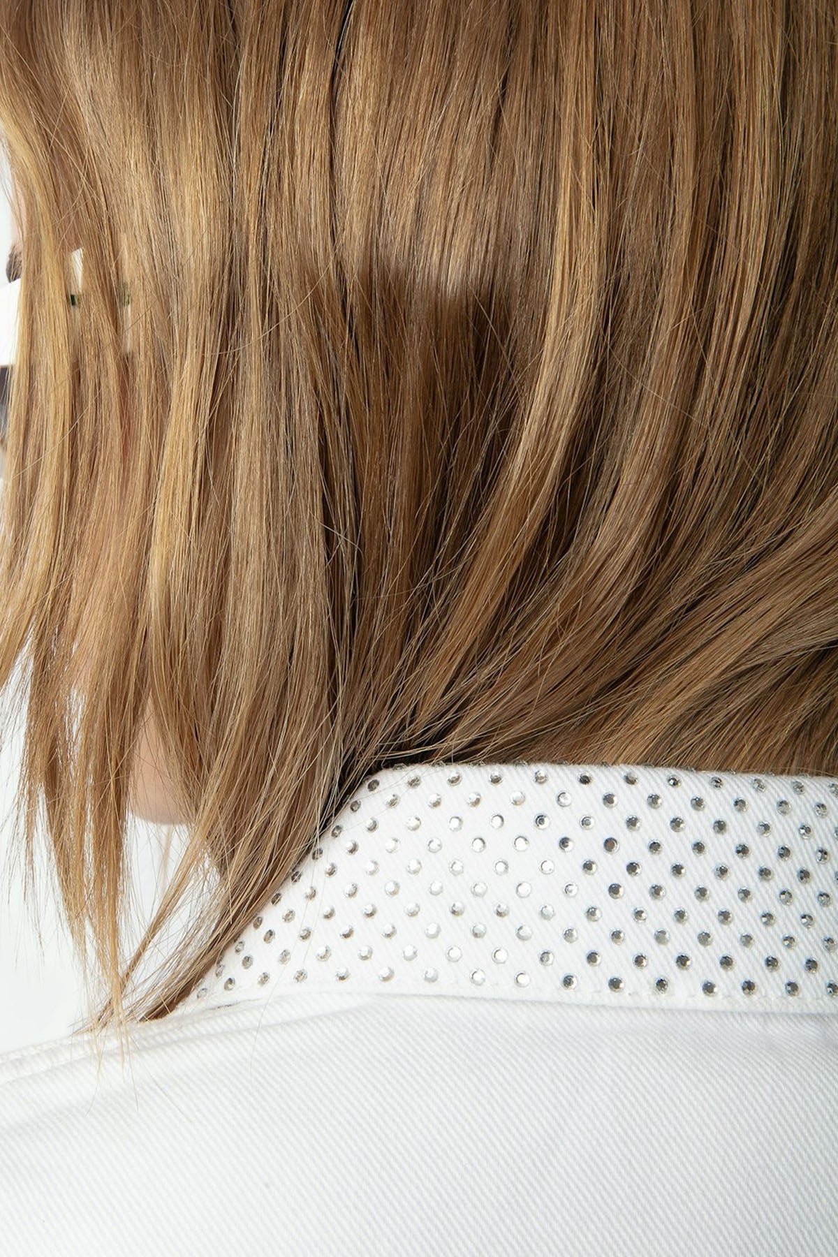 Zadig & Voltaire Parlak Taş Aksesuarlı Denim Ceket