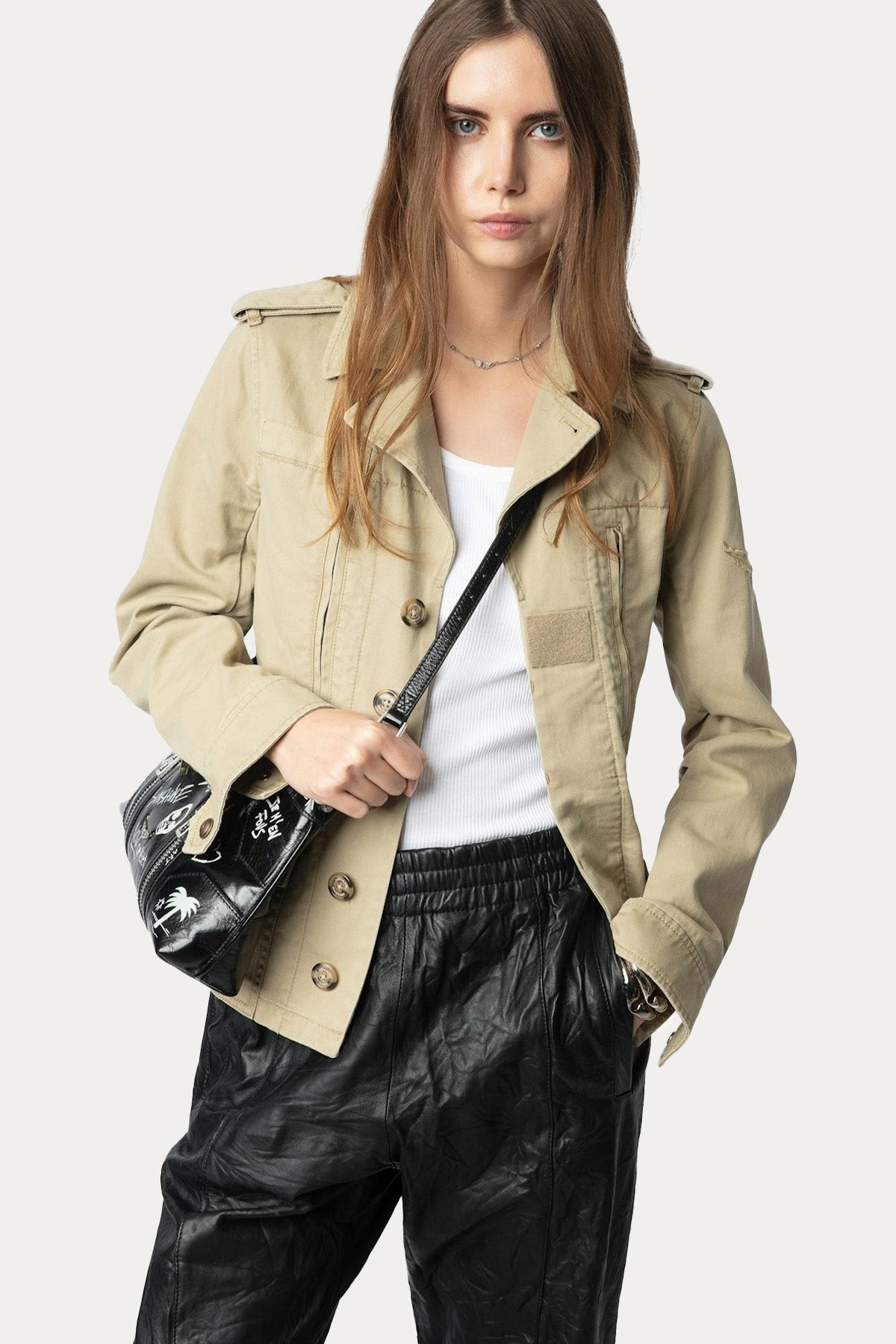 Zadig & Voltaire Logolu Cep Detaylı Ceket