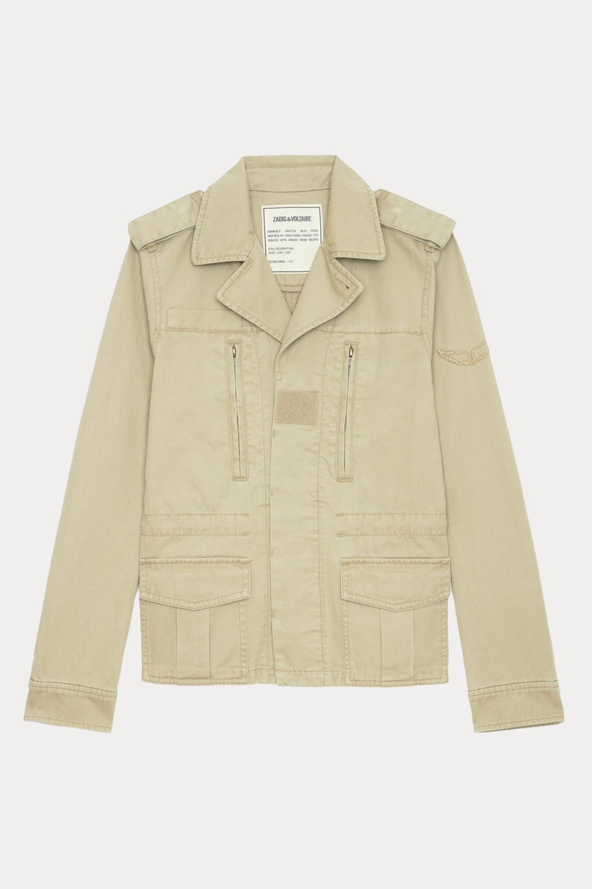 Zadig & Voltaire Logolu Cep Detaylı Ceket