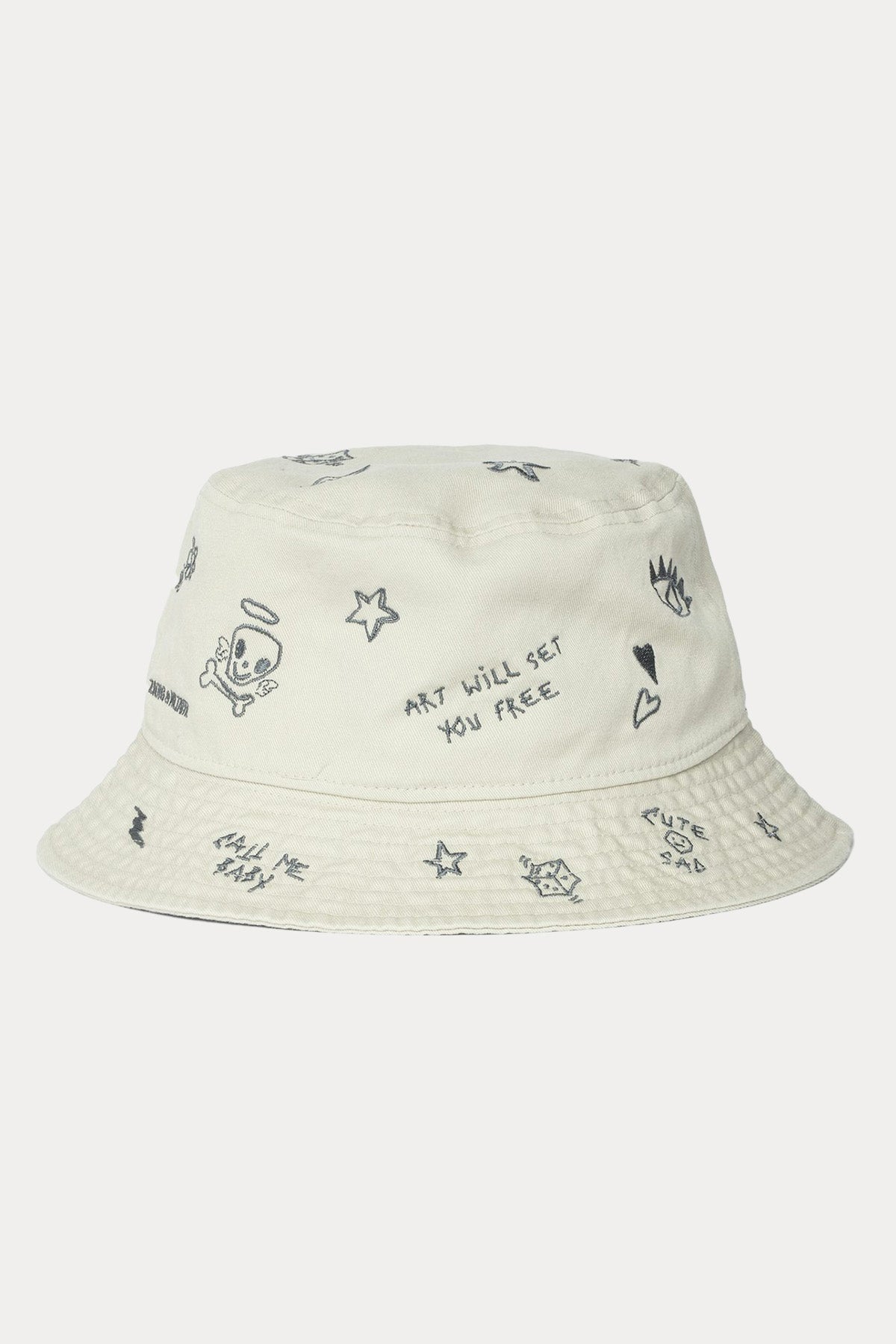 Zadig & Voltaire Logo Desenli Bucket Şapka