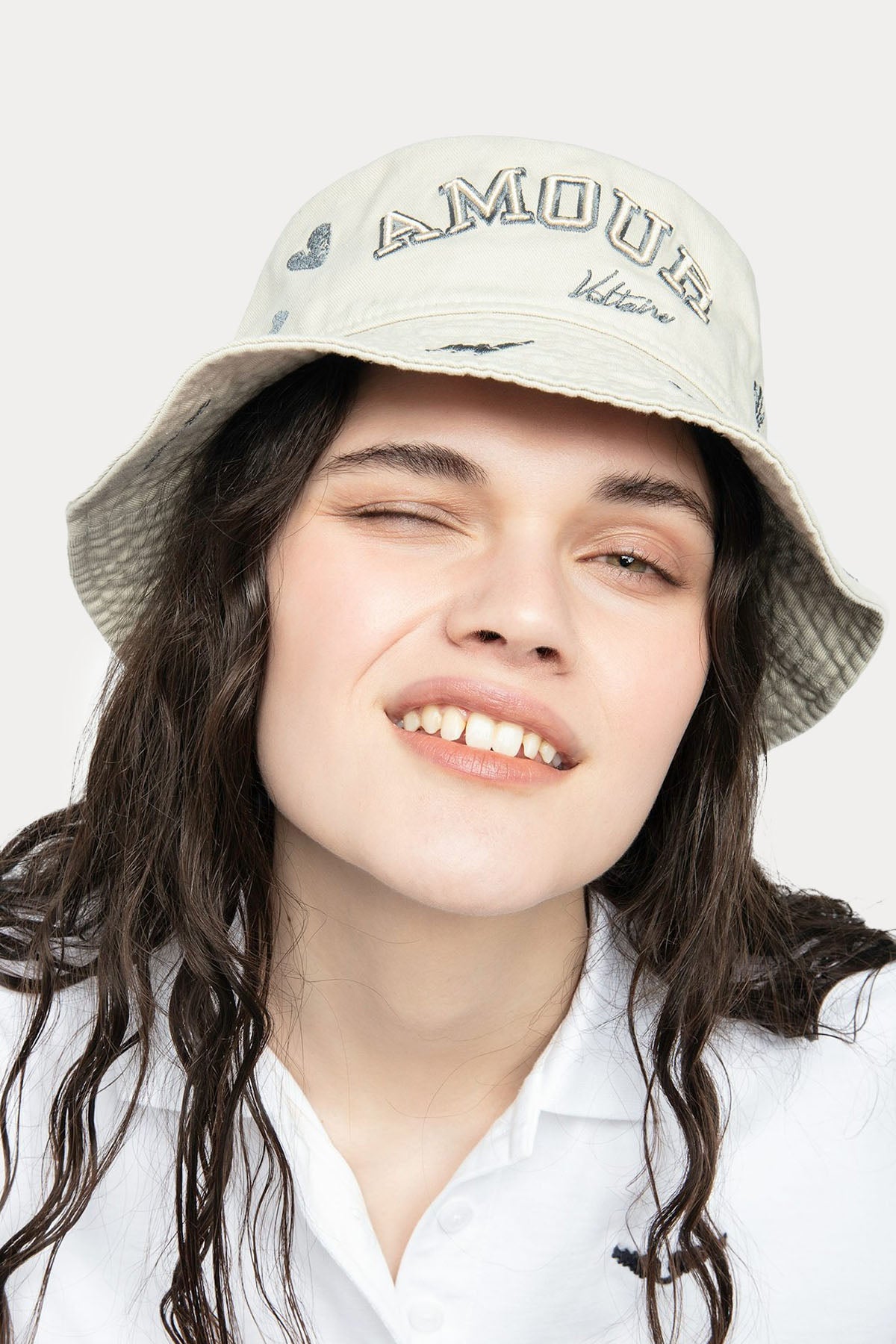 Zadig & Voltaire Logo Desenli Bucket Şapka