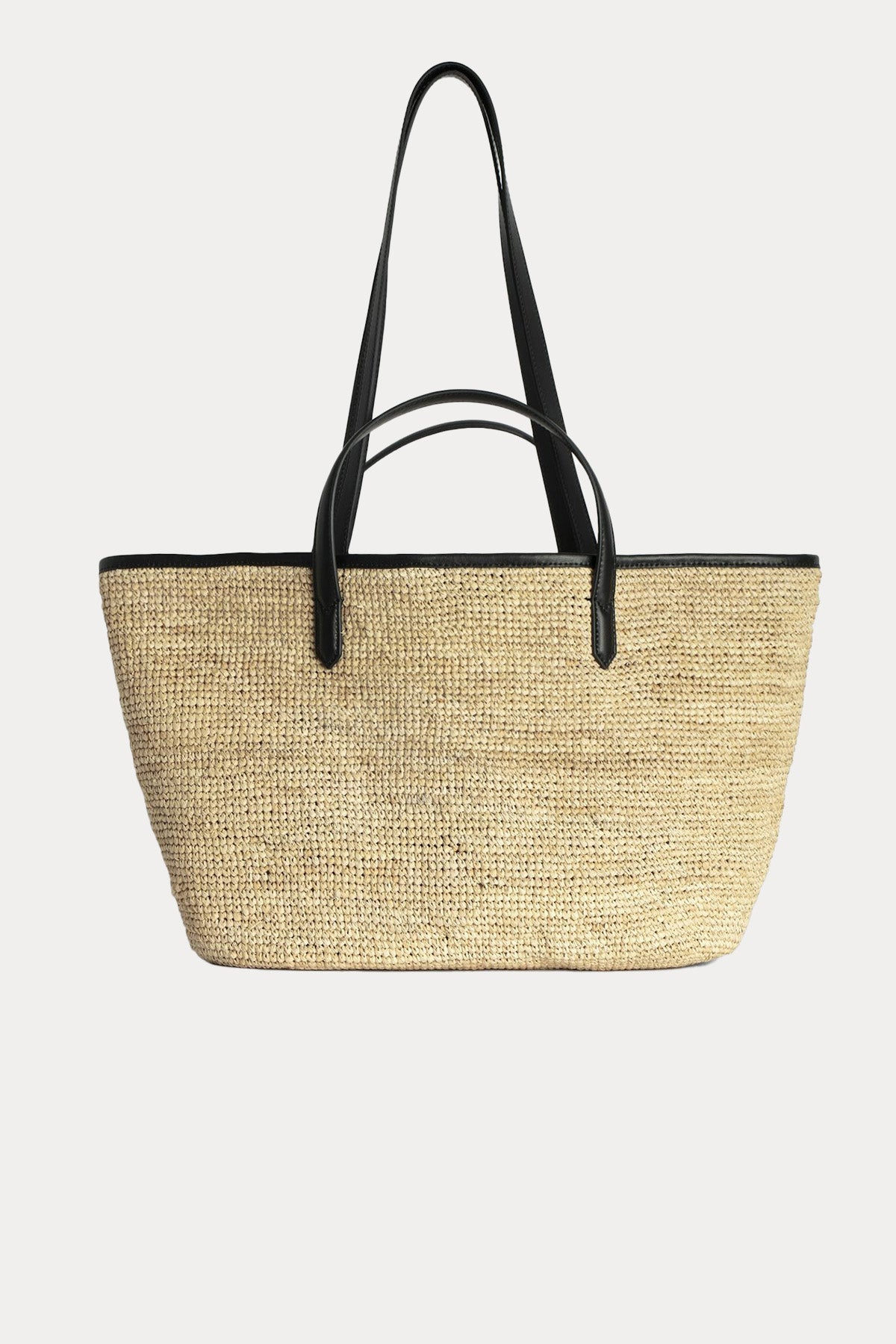 Zadig & Voltaire Logolu Hasır Örgü Omuz Çantası