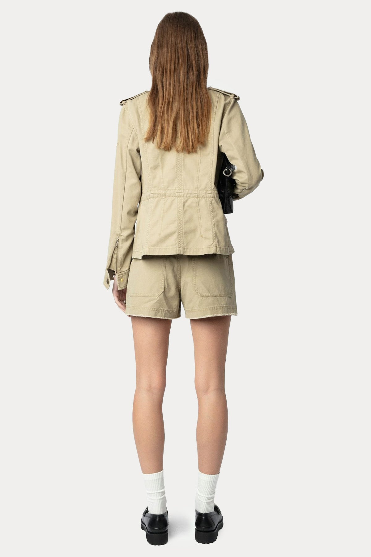 Zadig & Voltaire Regular Fit Yandan Cepli Logolu Şort