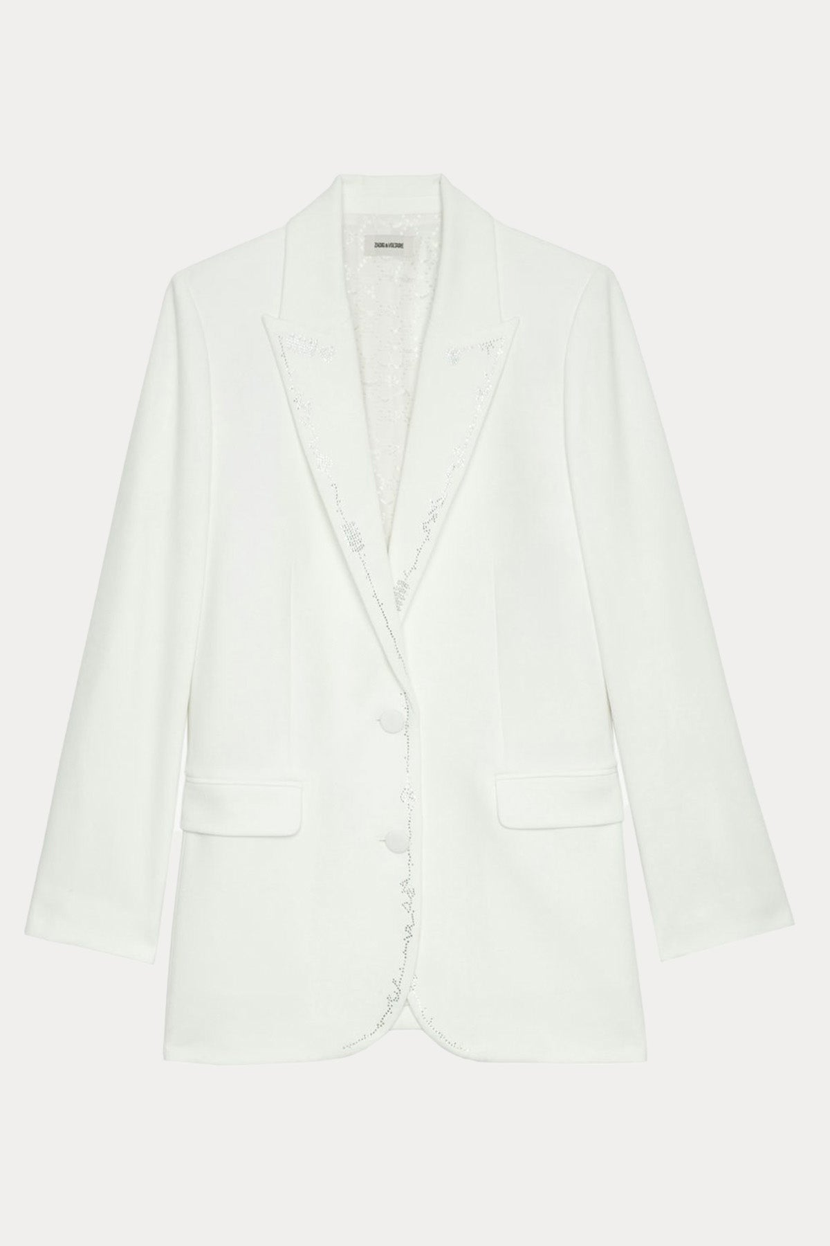 Zadig & Voltaire Parlak Taş Aksesuarlı Blazer Ceket