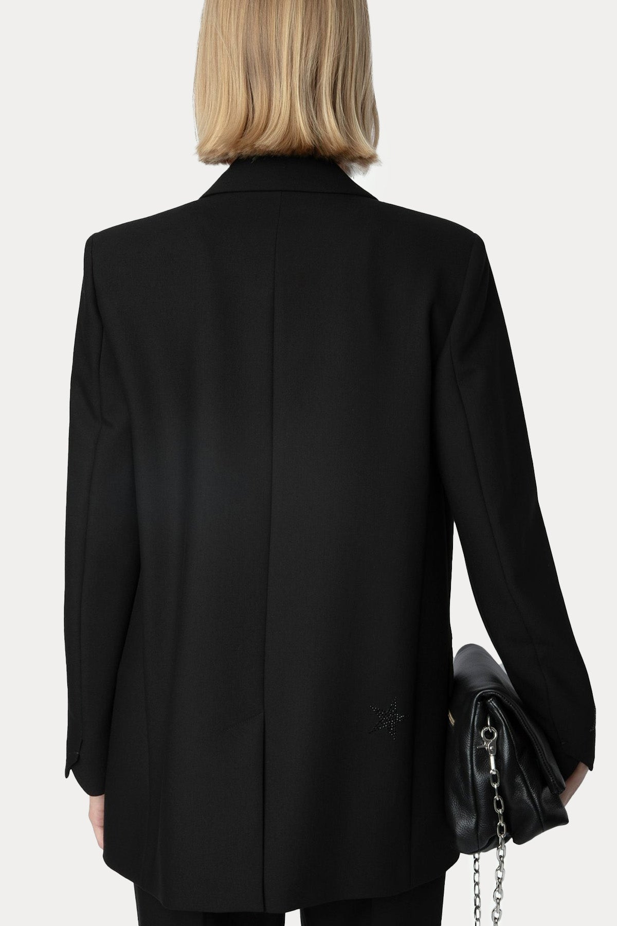 Zadig & Voltaire Parlak Taş Aksesuarlı Blazer Ceket