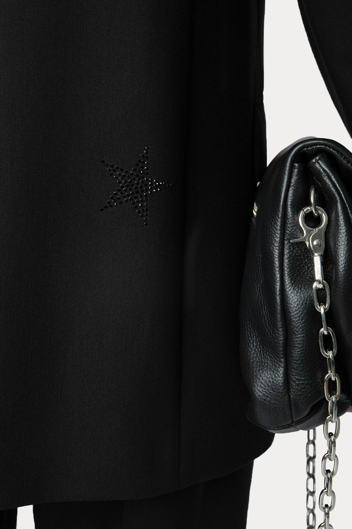 Zadig & Voltaire Parlak Taş Aksesuarlı Blazer Ceket