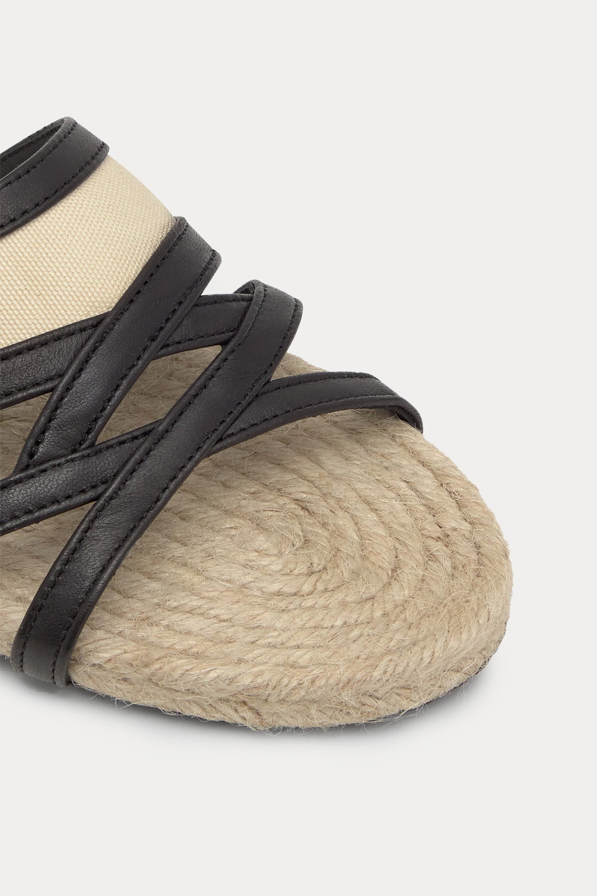 Castaner Pires Hasır Örgülü Deri Terlik