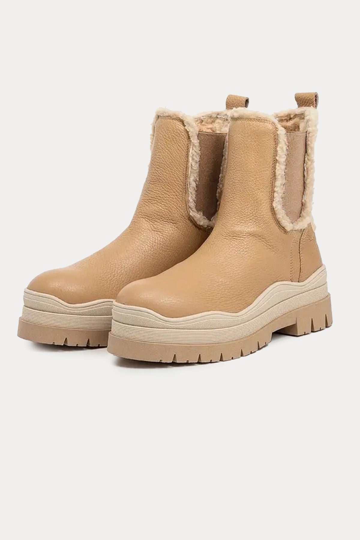 Bogner Arosa İçi Kürklü Lastik Bantlı Deri Bot