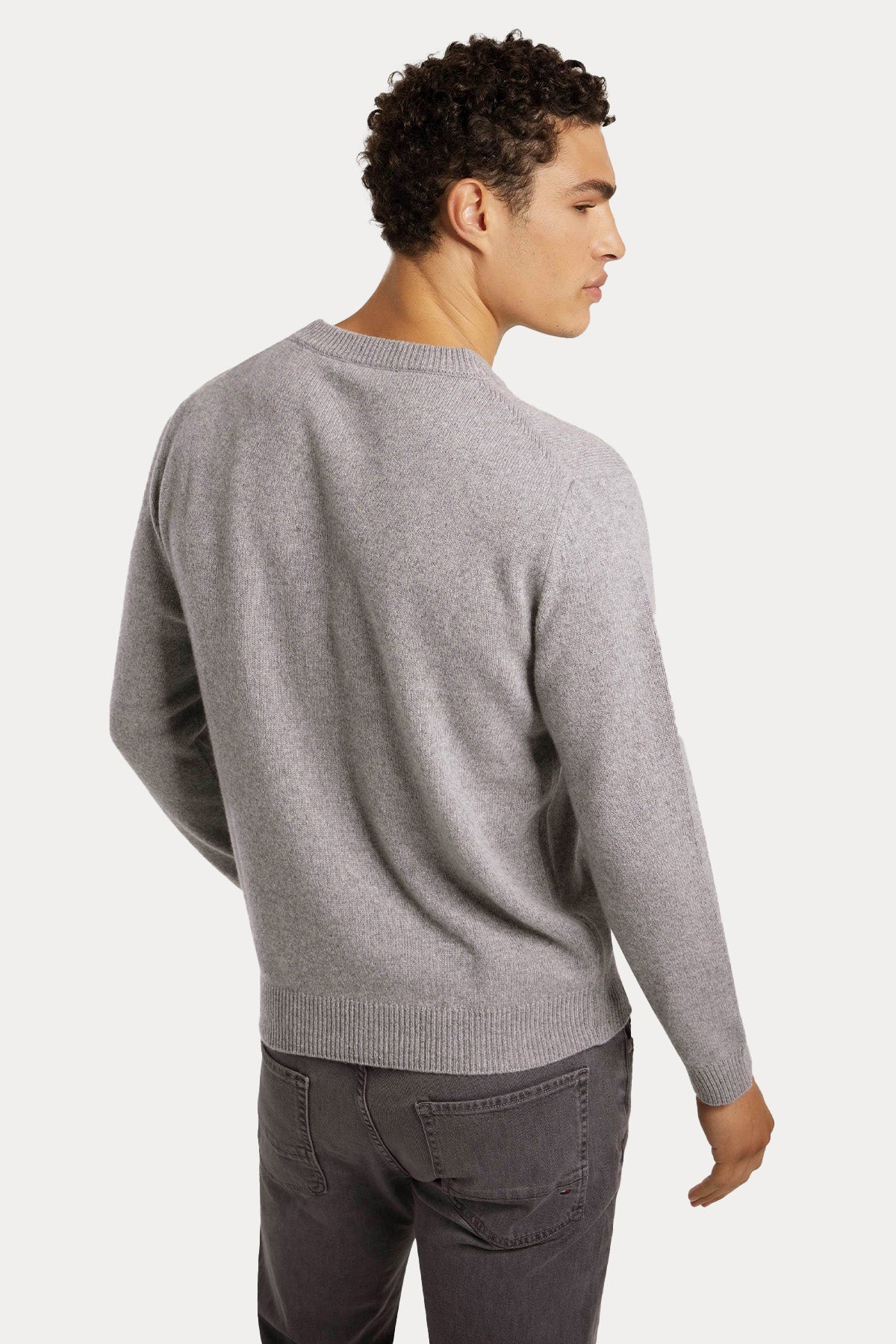 Manifattura Regular Fit Yuvarlak Yaka Kaşmir Örgü Yün Triko